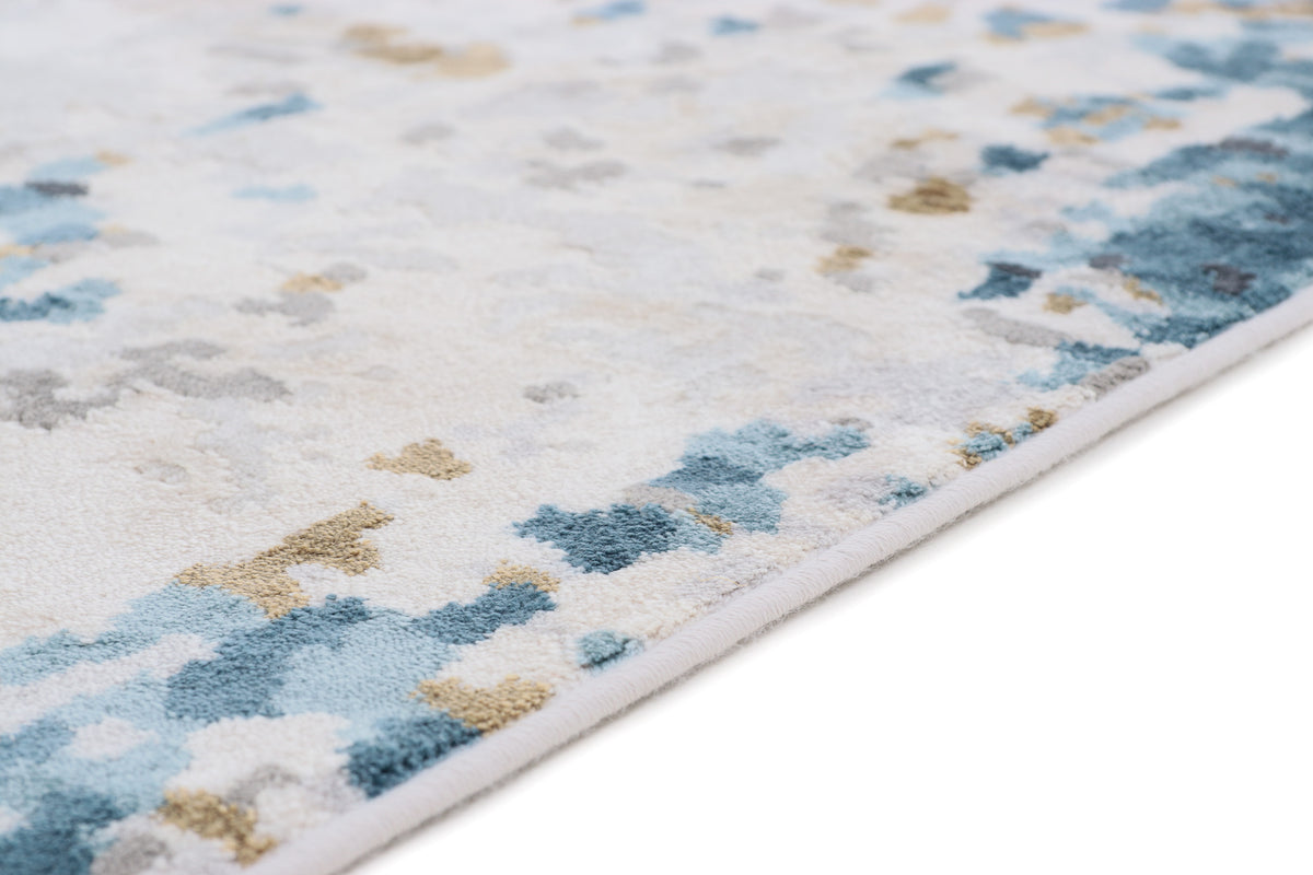 Living Teppich Blau
