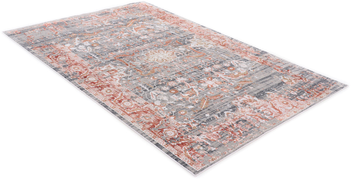 Vintage Teppich Medina Grau