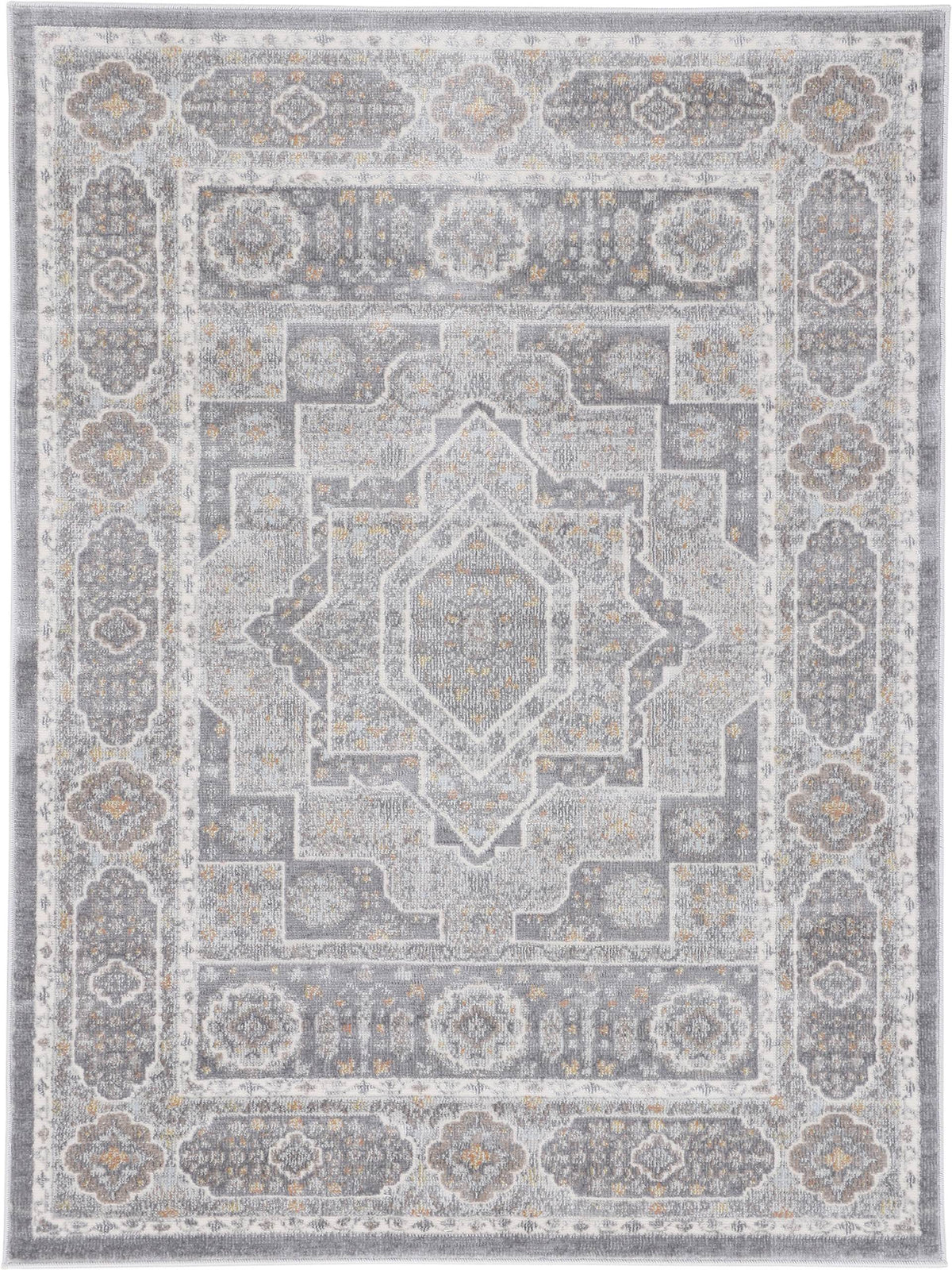 Mamluk Nisa Teppich Grau