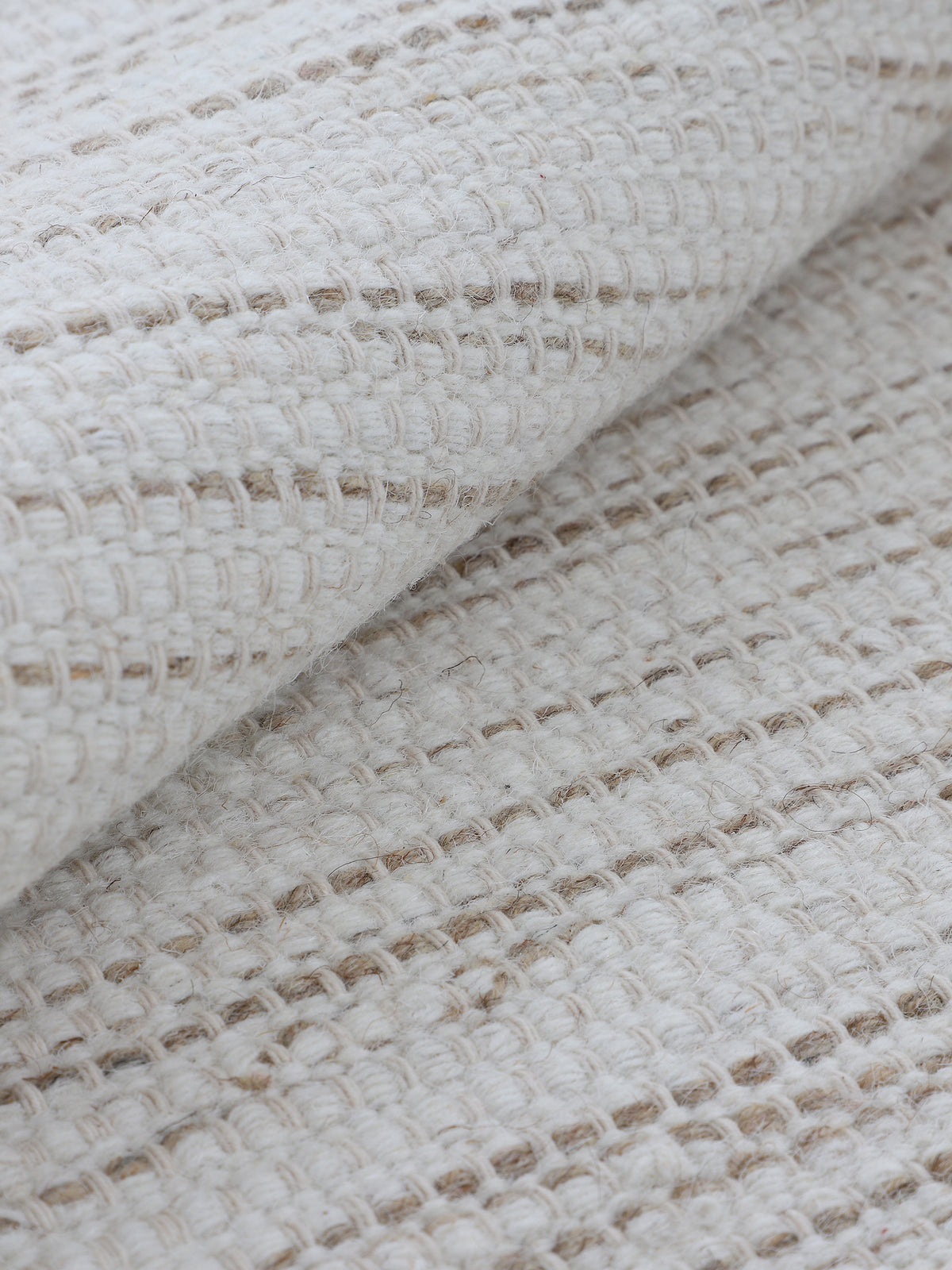 Wollteppich Mona Läufer Creme
