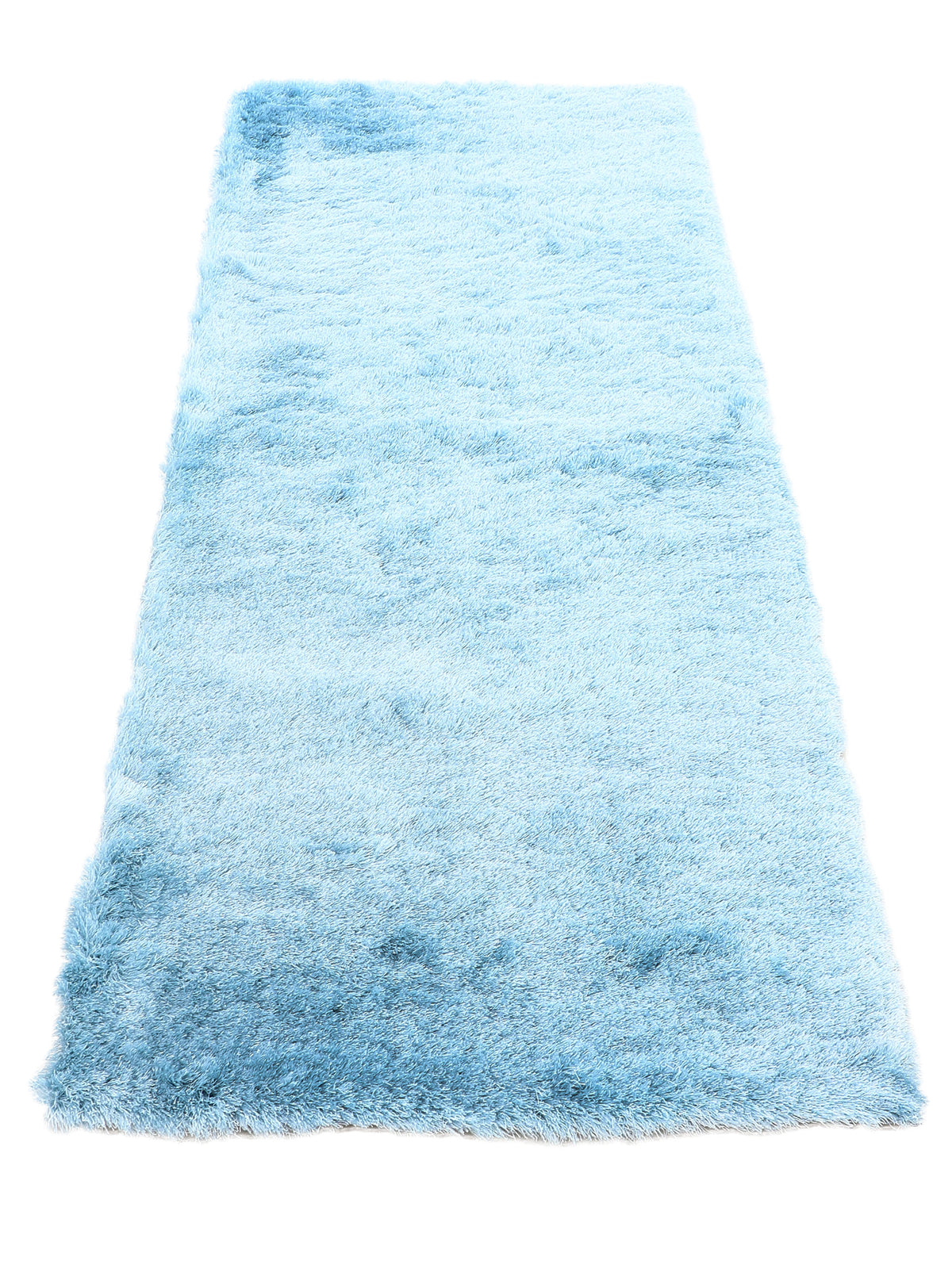 Hochflorteppich Breeze Läufer Hellblau