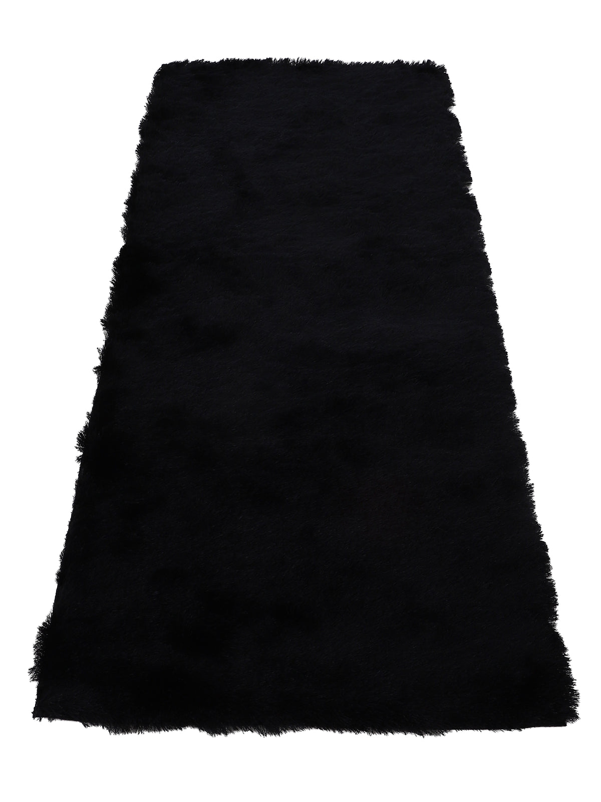 Hochflorteppich Breeze Läufer Schwarz