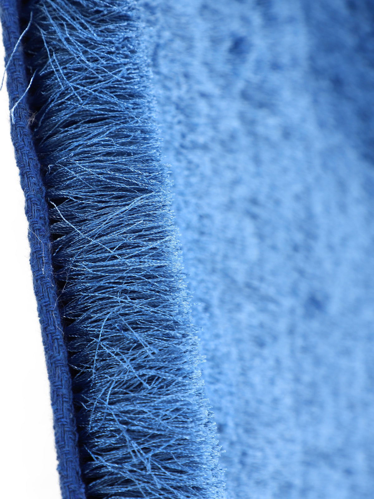 Hochflorteppich Breeze Rund Blau