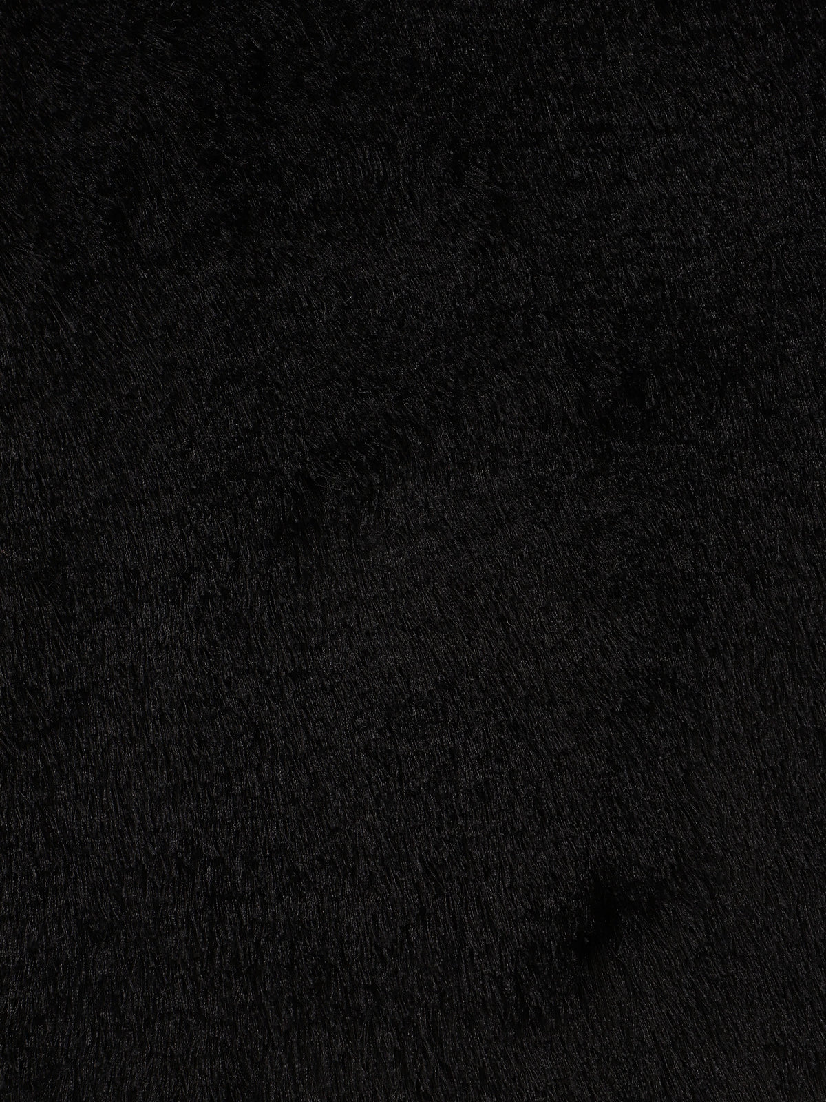 Hochflorteppich Breeze Quadratisch Schwarz
