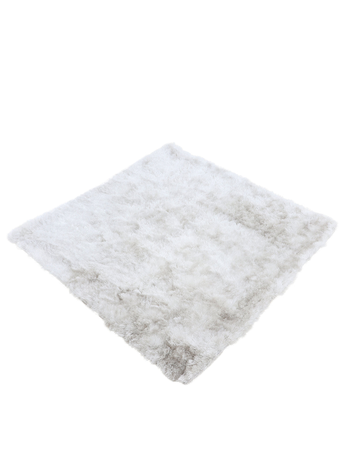 Hochflorteppich Breeze Quadratisch Weiß