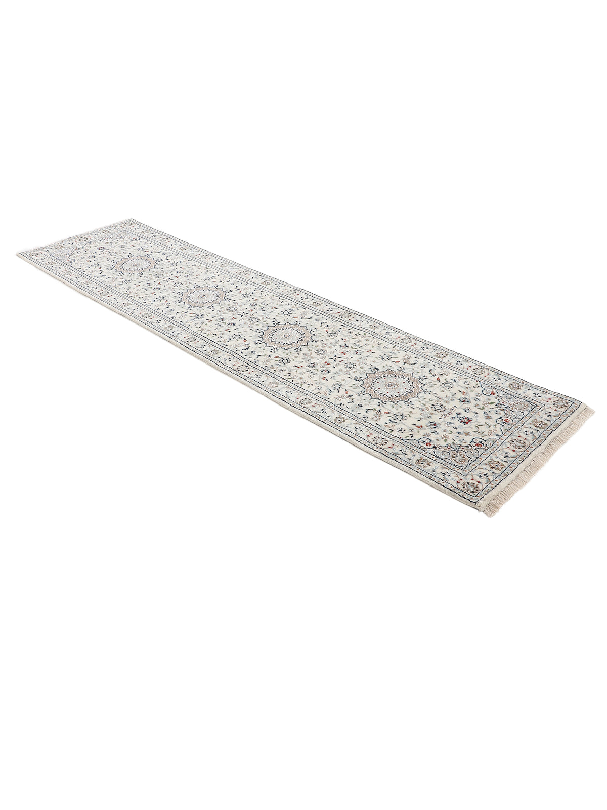 Nain Teppich Läufer Creme