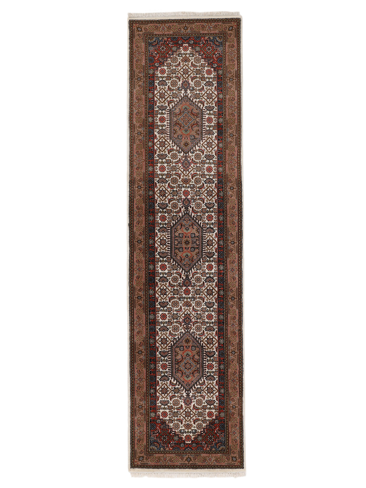 Bidjar Teppich Läufer Creme