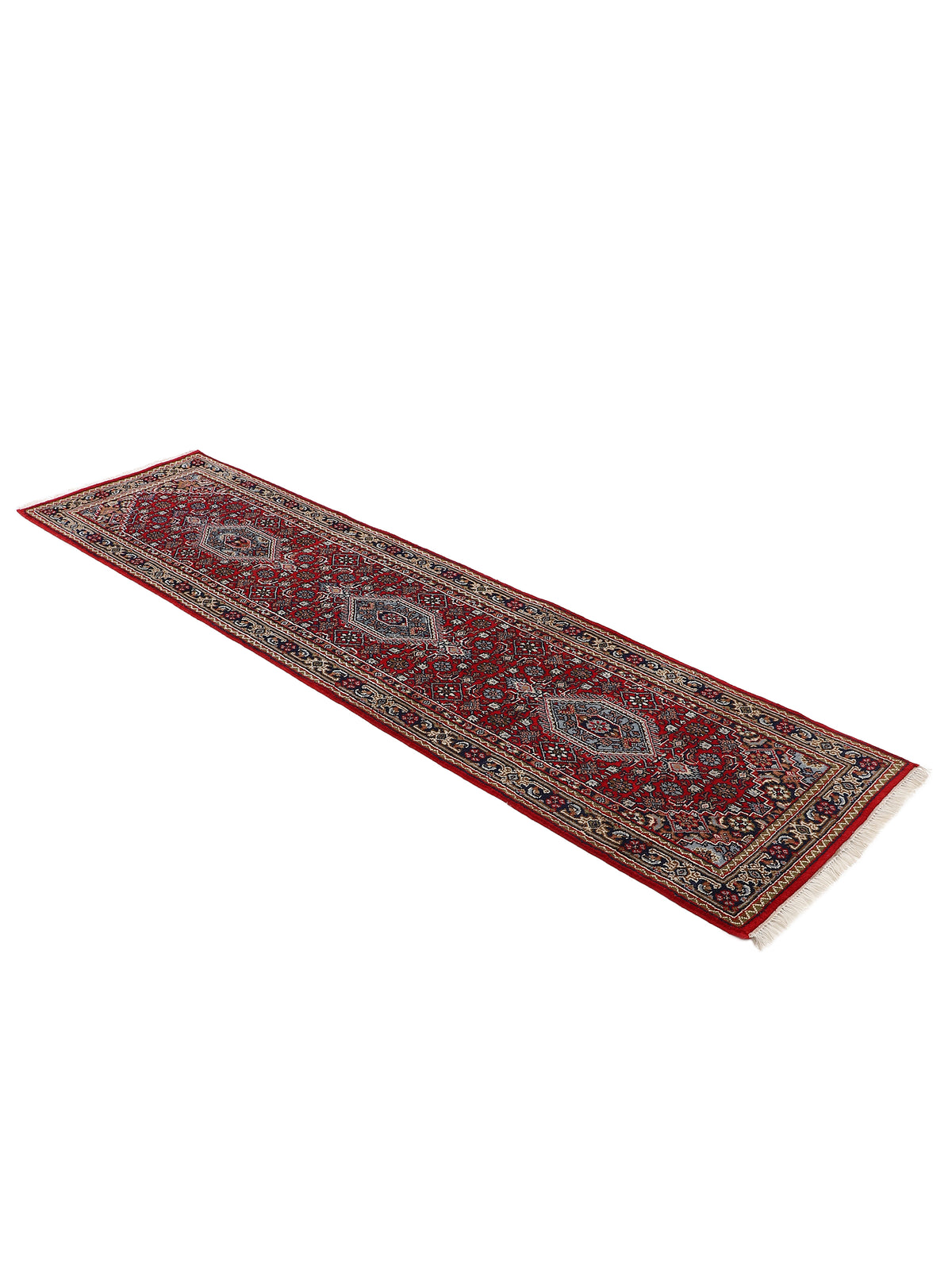 Bidjar Teppich Läufer Rot