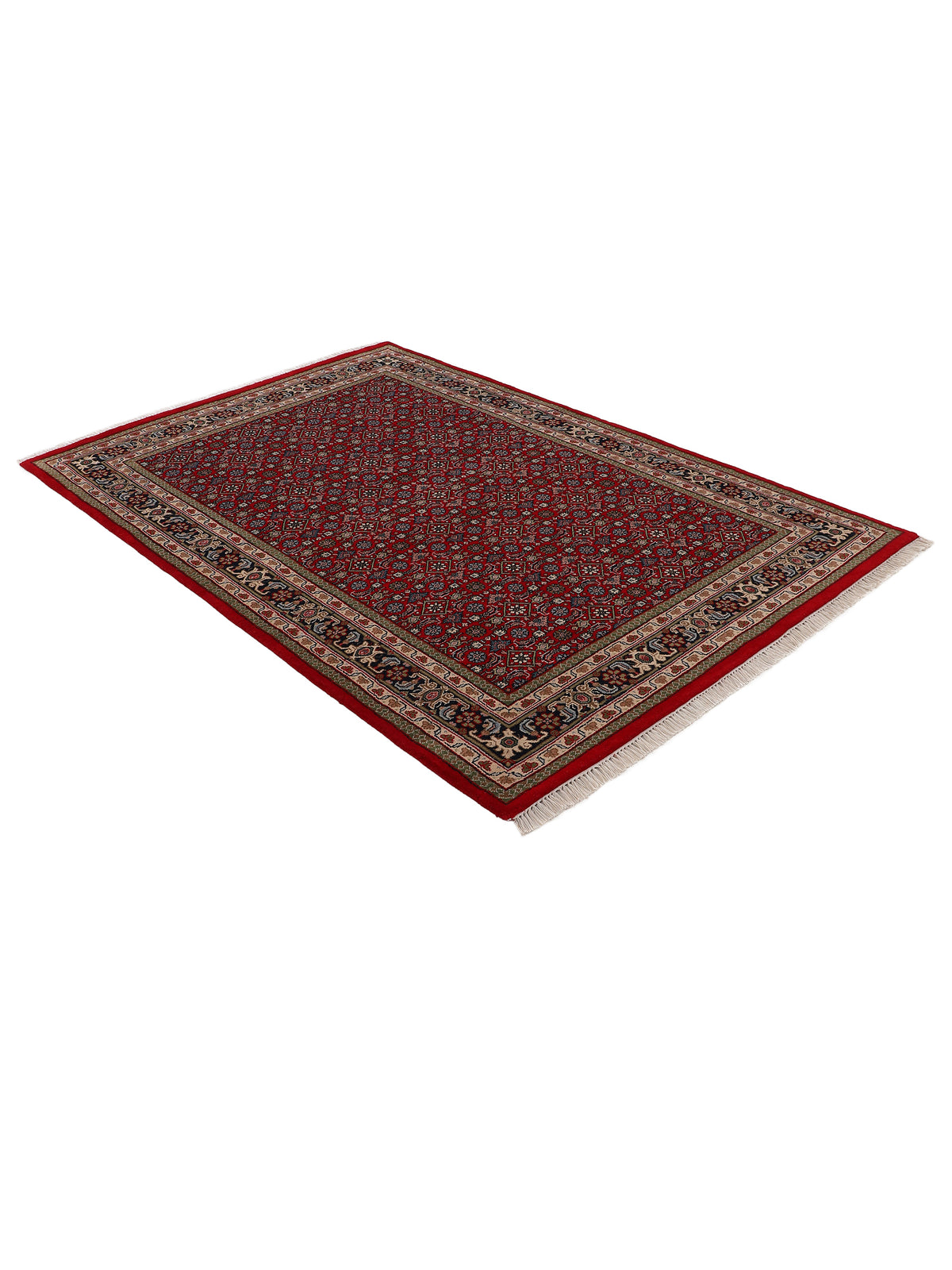 Bidjar Herati Teppich Rot