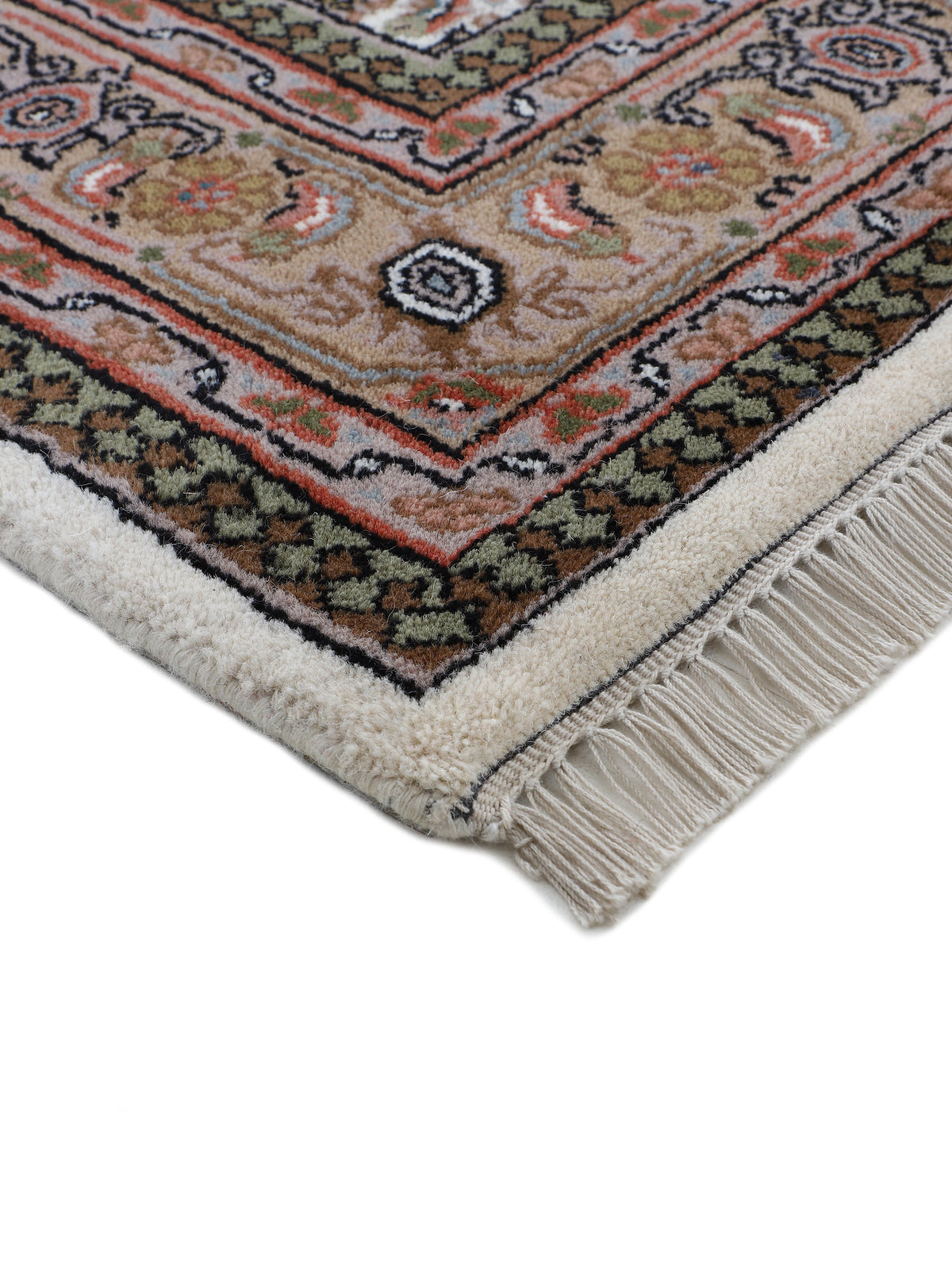 Bidjar Herati Teppich Läufer Creme