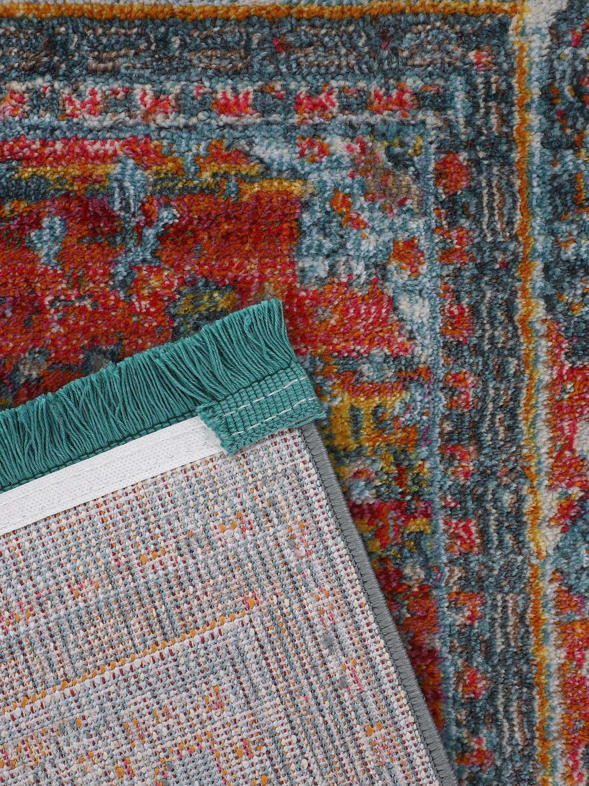 Vintage Teppich Desna Blau
