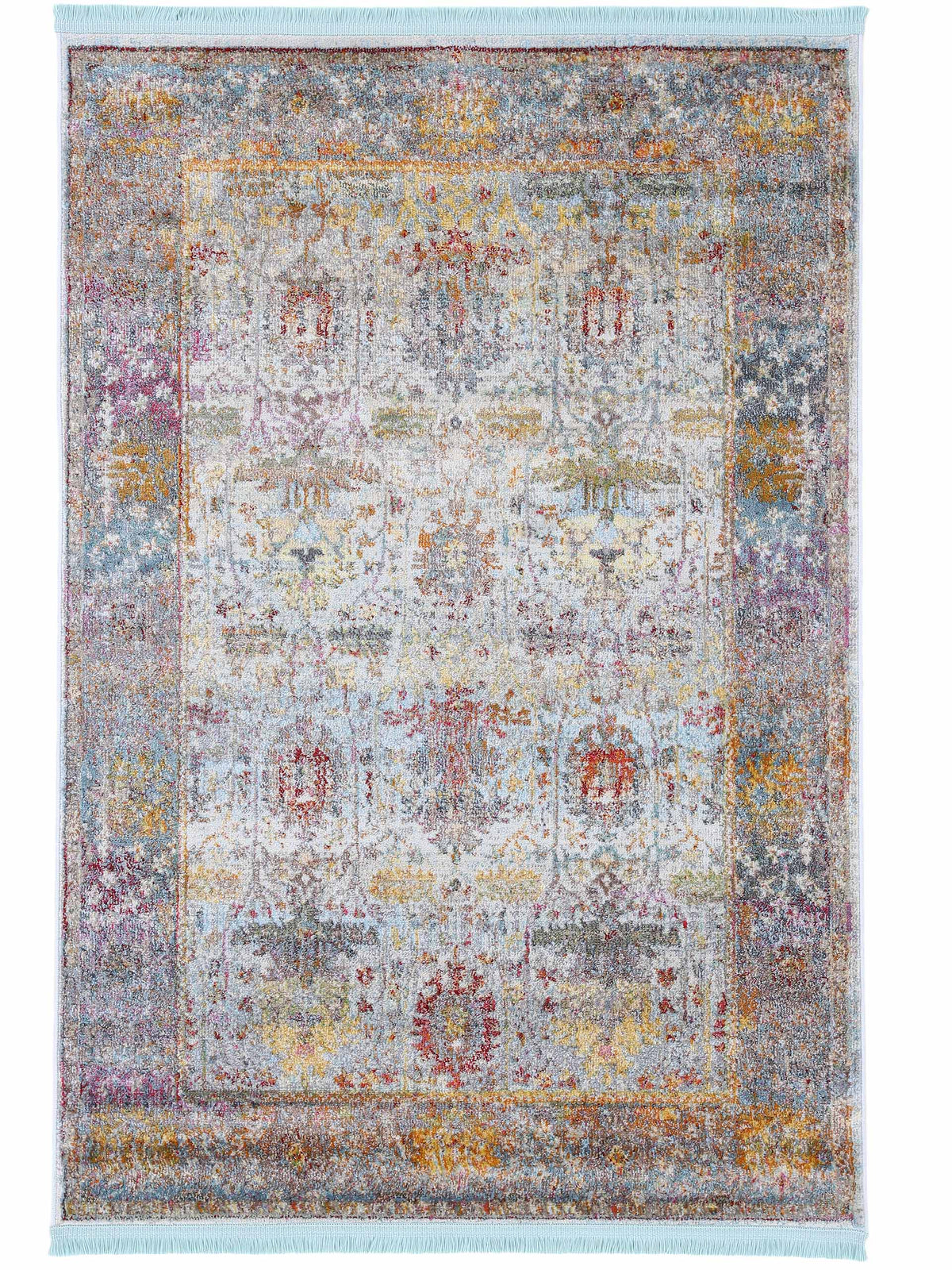 Vintage Teppich Mala Gelb