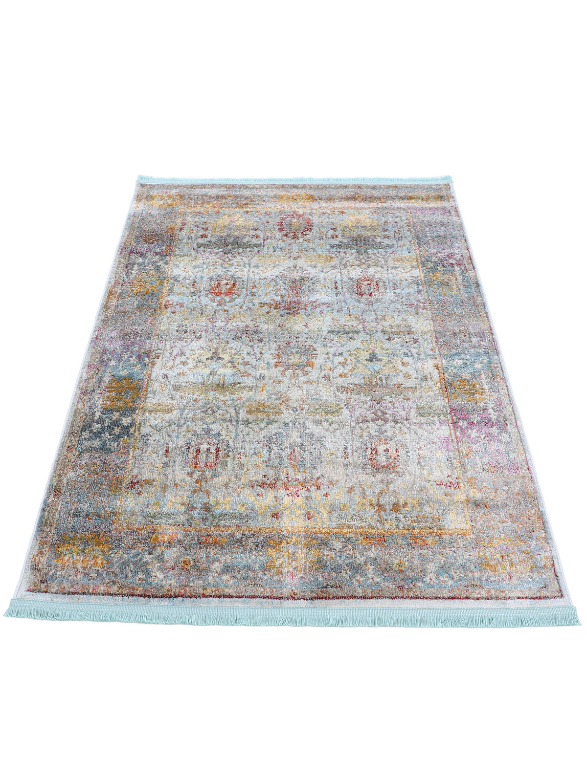 Vintage Teppich Mala Gelb