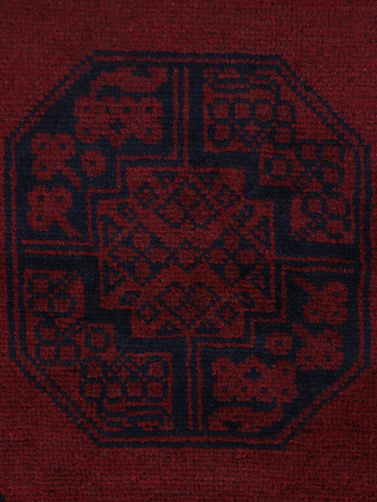 Afghan Akhche Läufer Teppich Rot