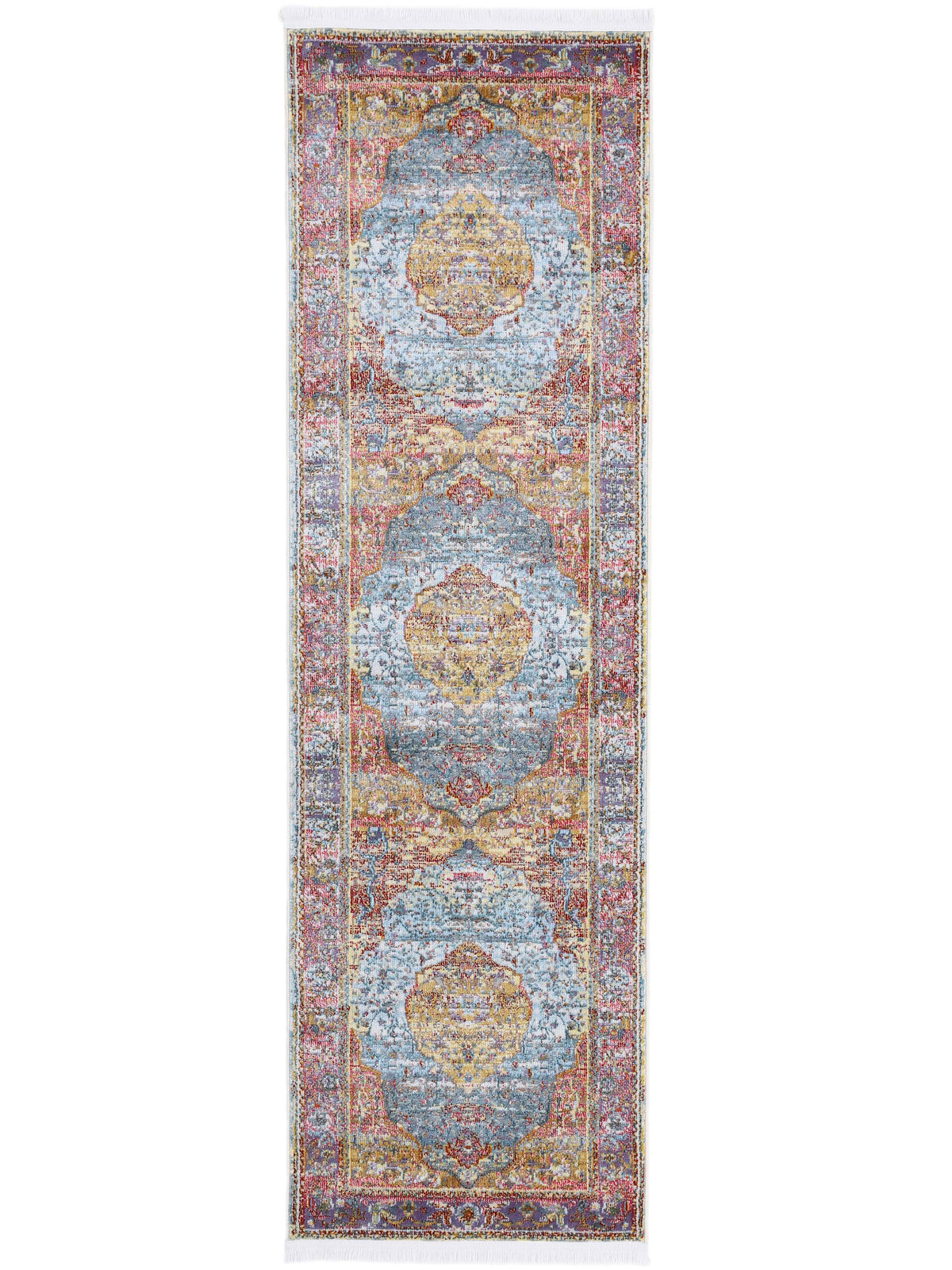 Vintage Teppich Esha Läufer Multicolor