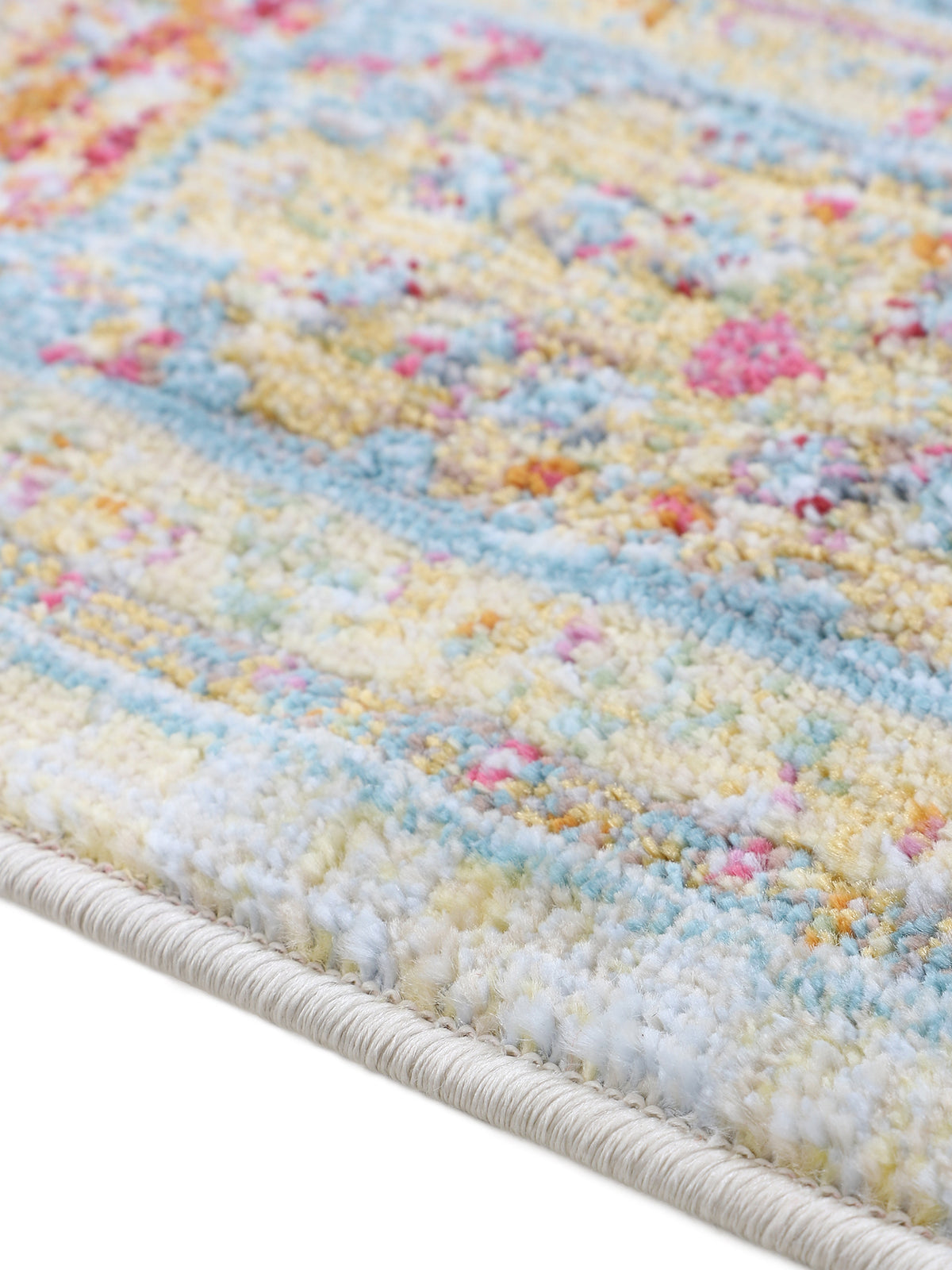 Vintage Teppich Harleen Läufer Multicolor