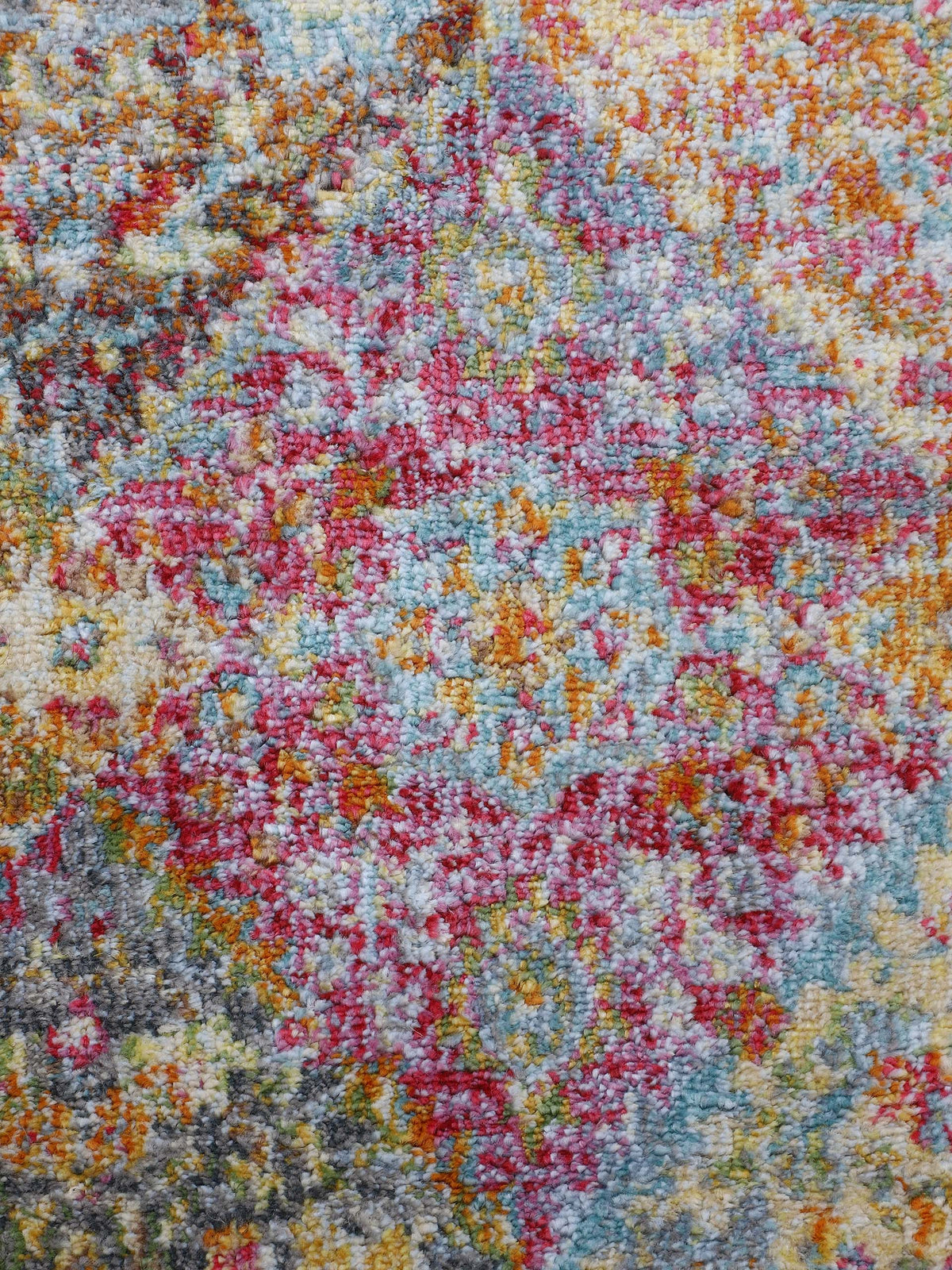 Vintage Teppich Harleen Läufer Multicolor