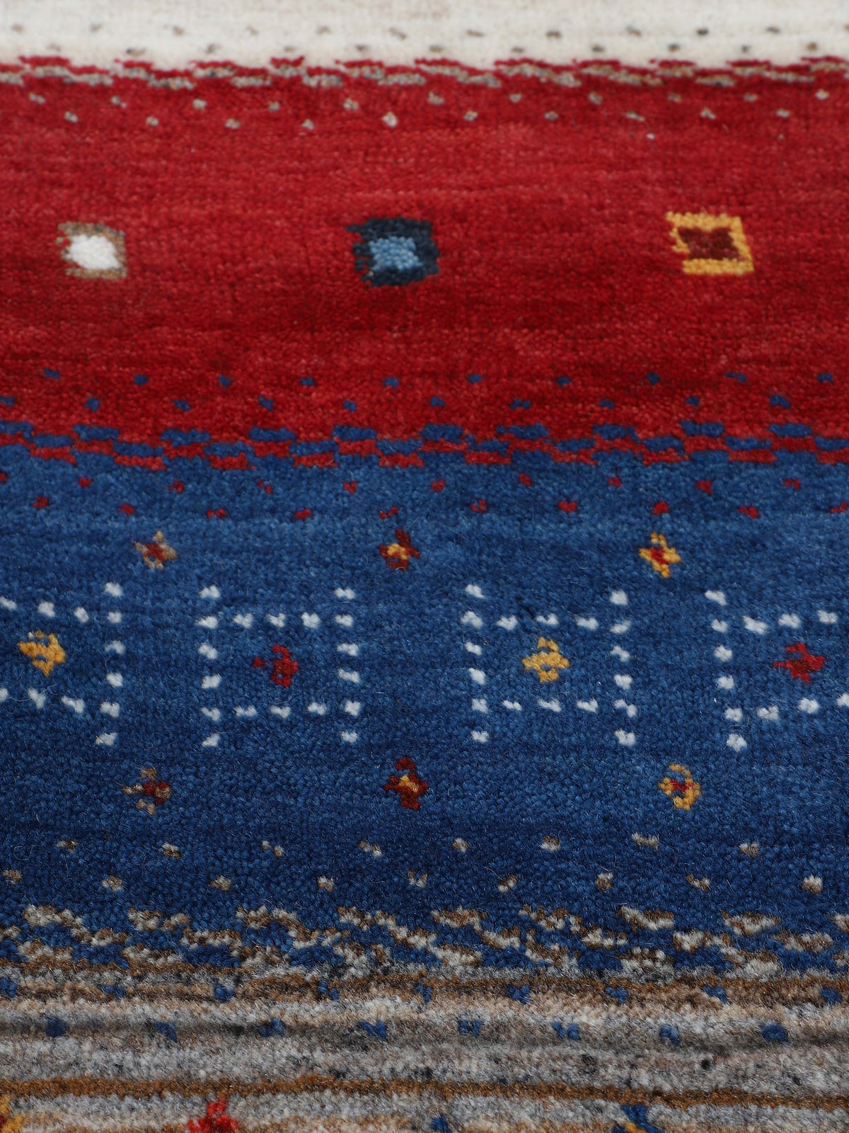 Wollteppich Gabbeh Don Läufer Multicolor
