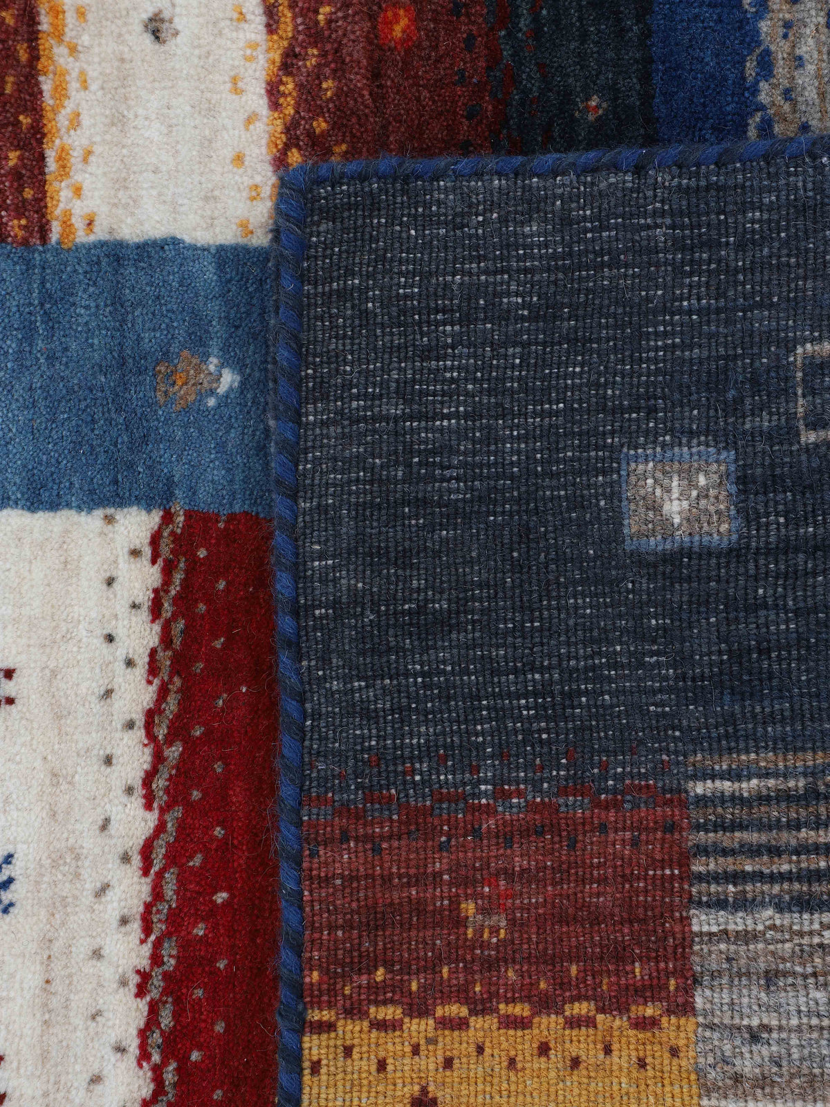 Wollteppich Gabbeh Don Läufer Multicolor