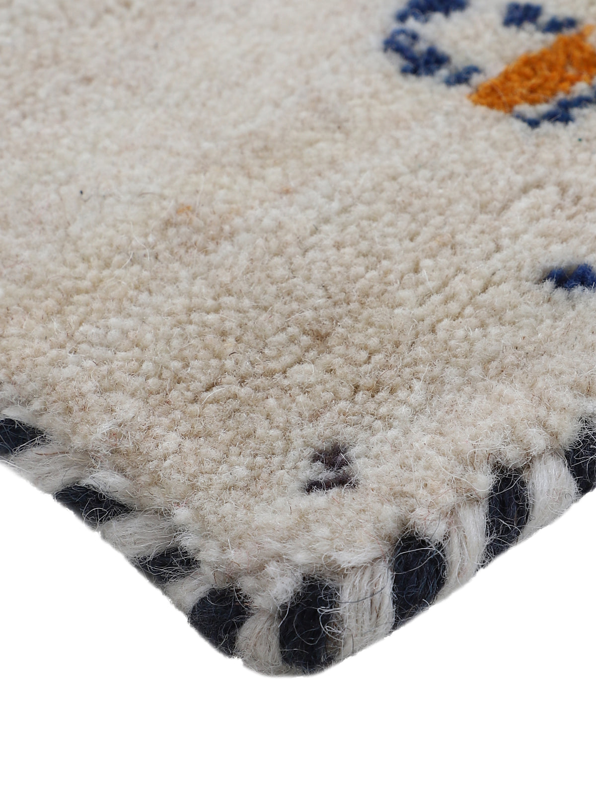 Wollteppich Gabbeh Nura Beige