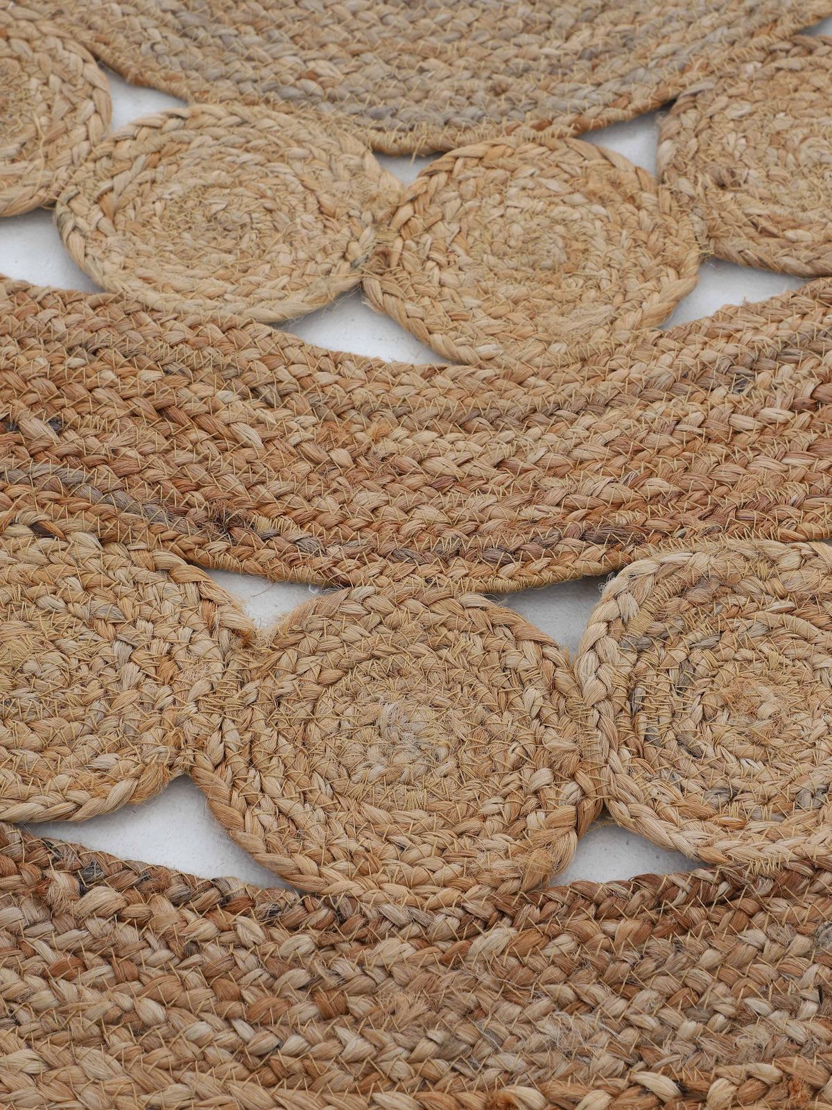 Juteteppich Dana Rund Beige