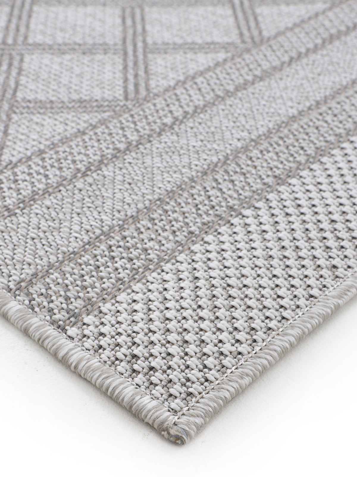 In- & Outdoor Teppich Boho Läufer Beige