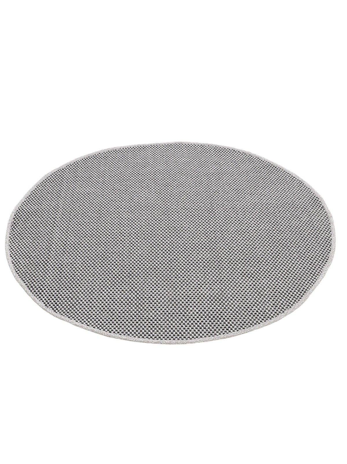 In- & Outdoor Teppich Boho Rund Beige