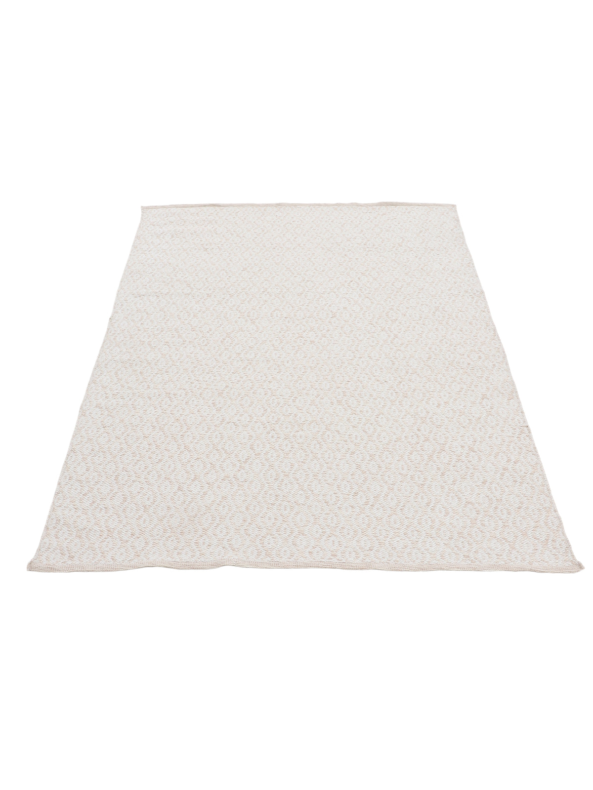 In- & Outdoor Teppich aus recyceltem Material Creme