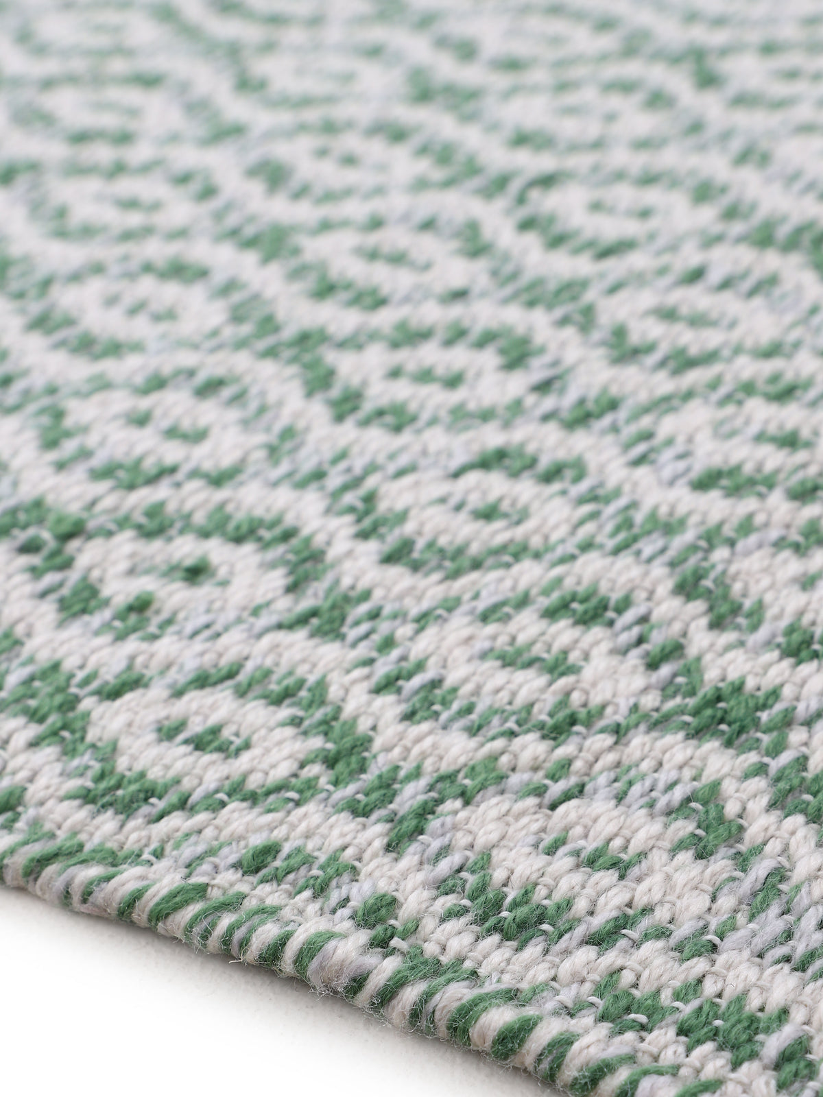 In- & Outdoor Teppich aus recyceltem Material Hellgrün