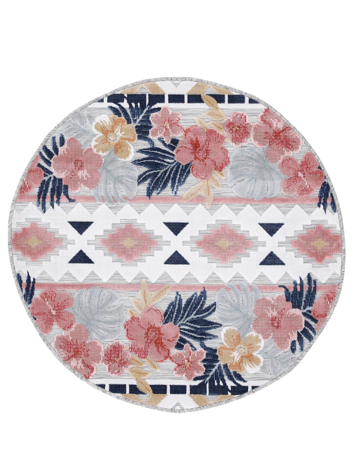 In- & Outdoor Teppich Deja Rund Multicolor