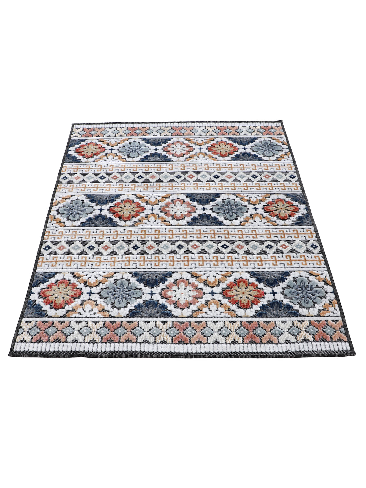 In- & Outdoor Teppich Deja Dunkelblau