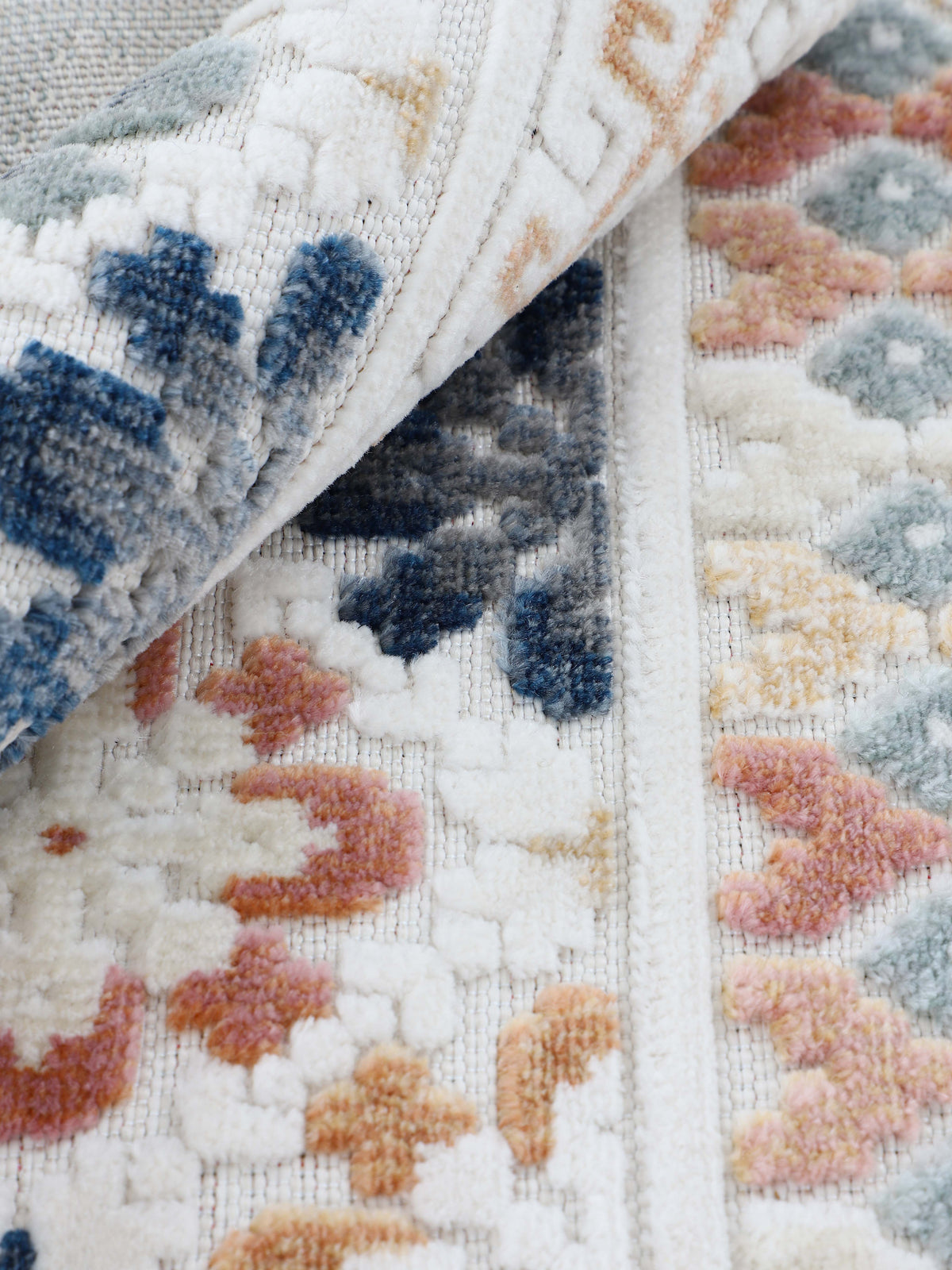 In- & Outdoor Teppich Deja Rund Creme