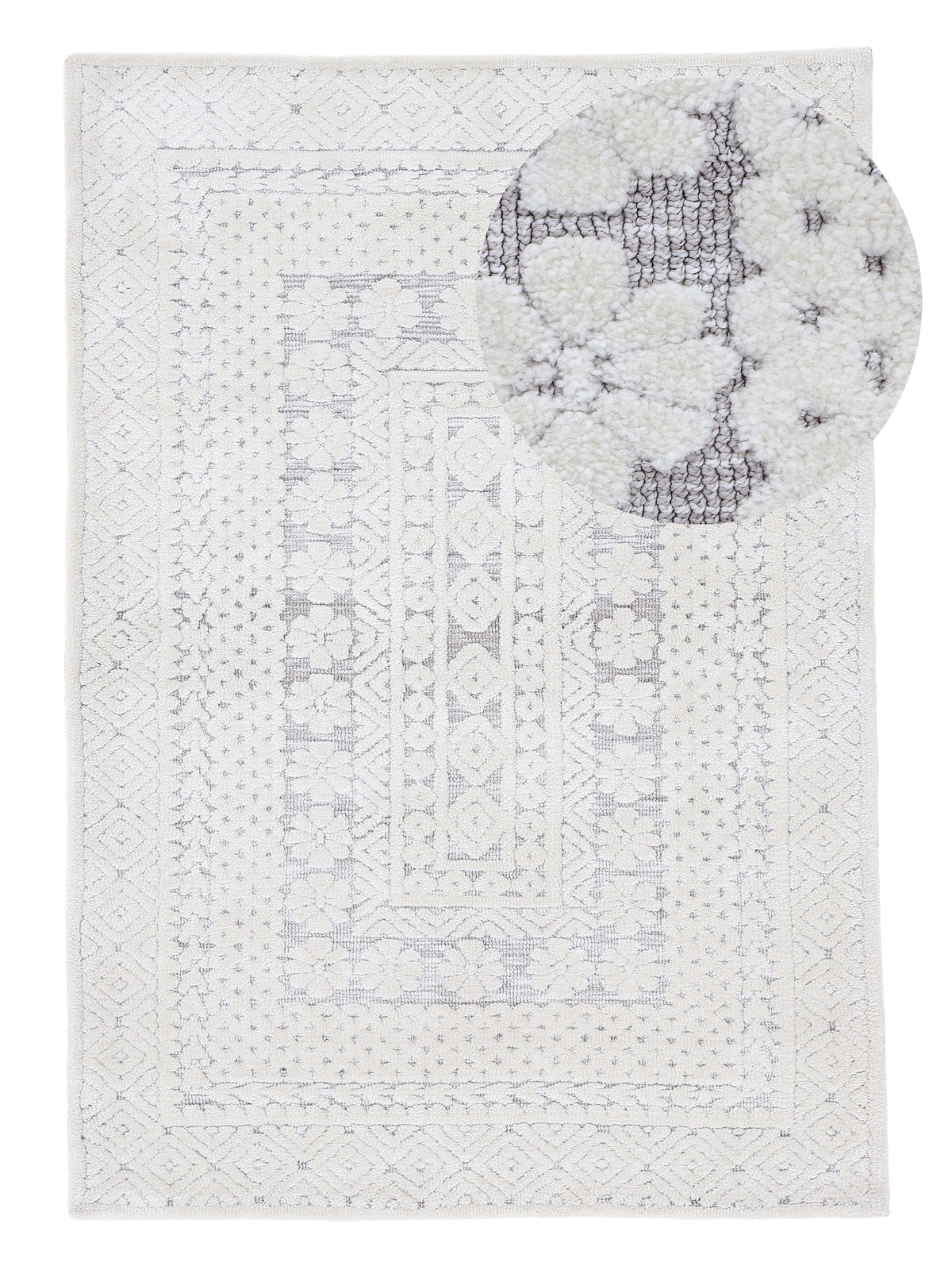 Teppich Holly Creme/Braun