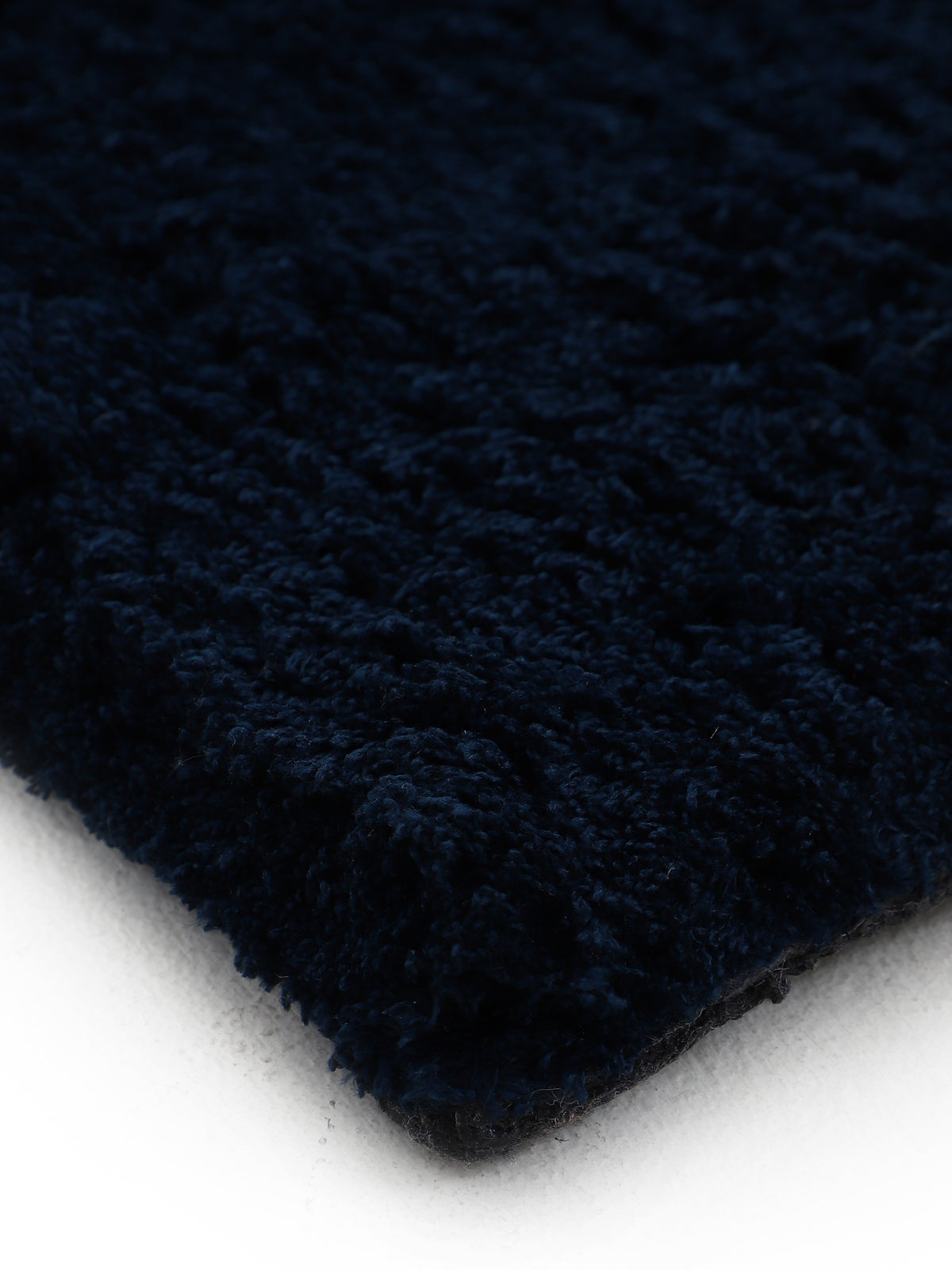 Hochflorteppich Silky Blau