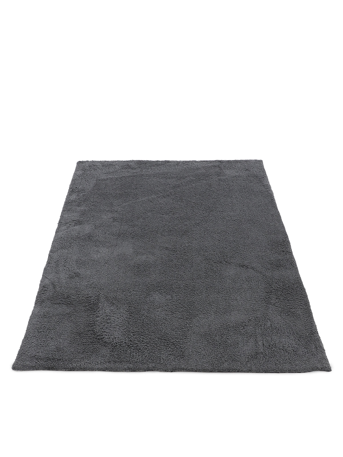 Hochflorteppich Silky Grau