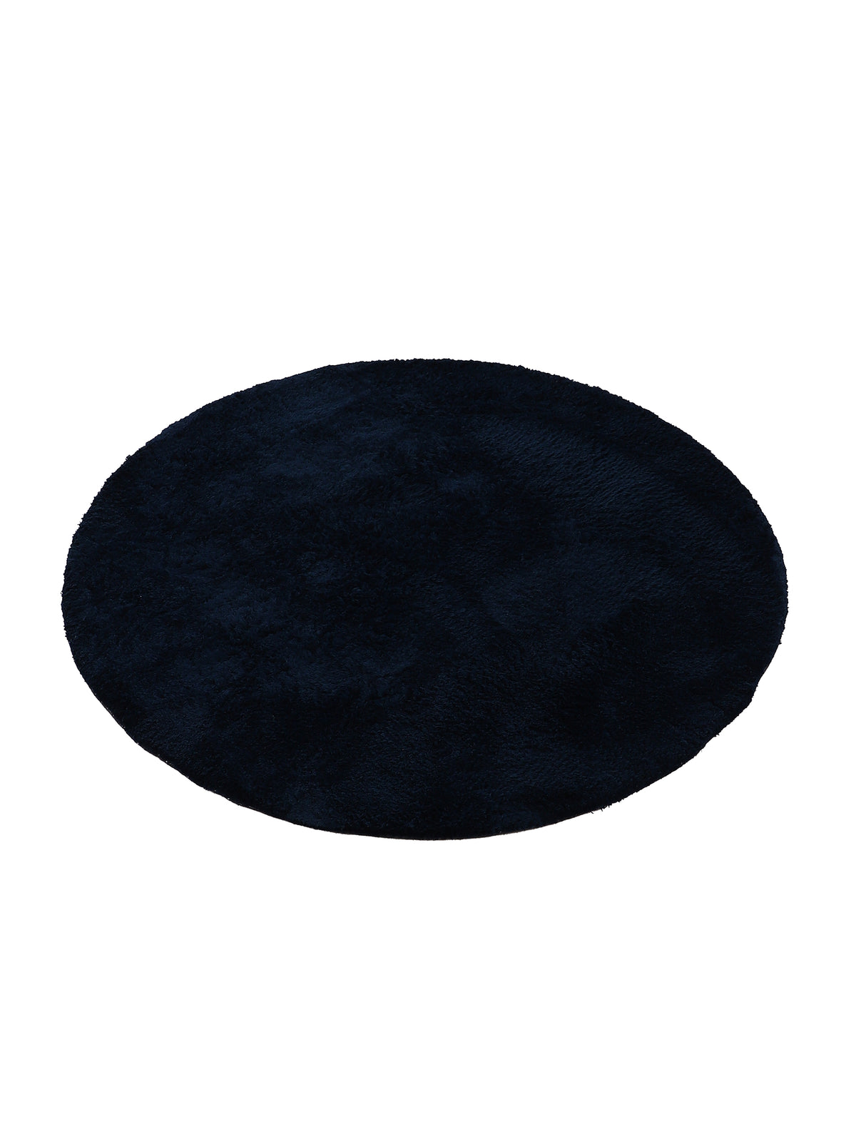 Hochflorteppich Silky Rund Blau
