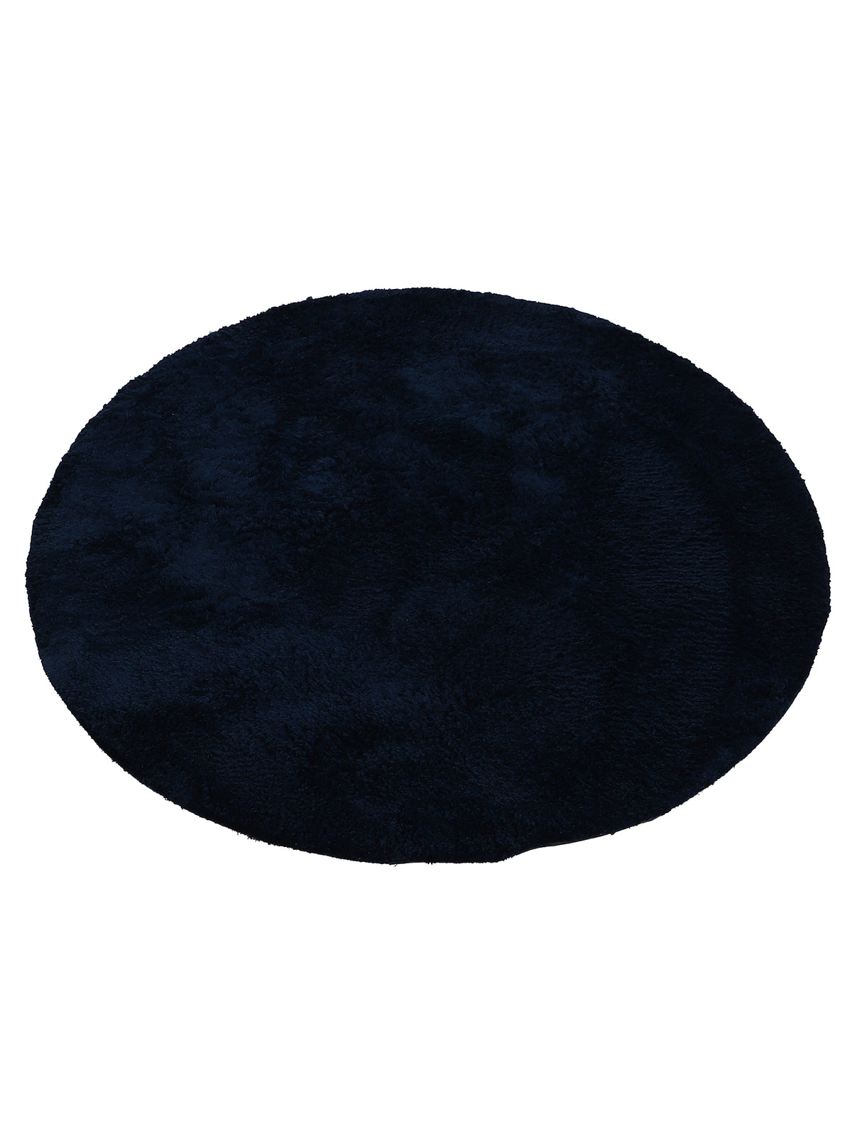 Hochflorteppich Silky Rund Blau