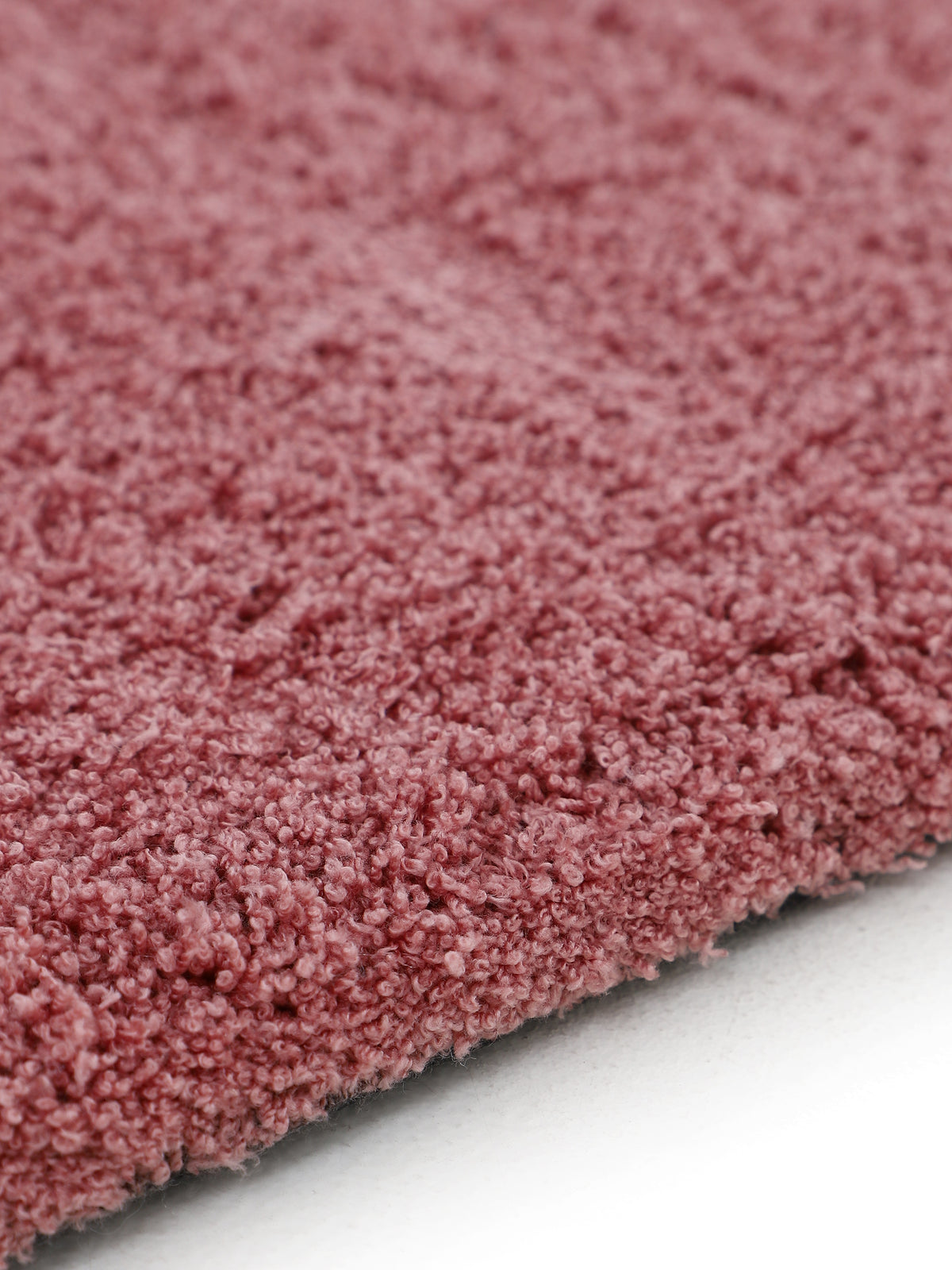 Hochflorteppich Silky Rund Rosa