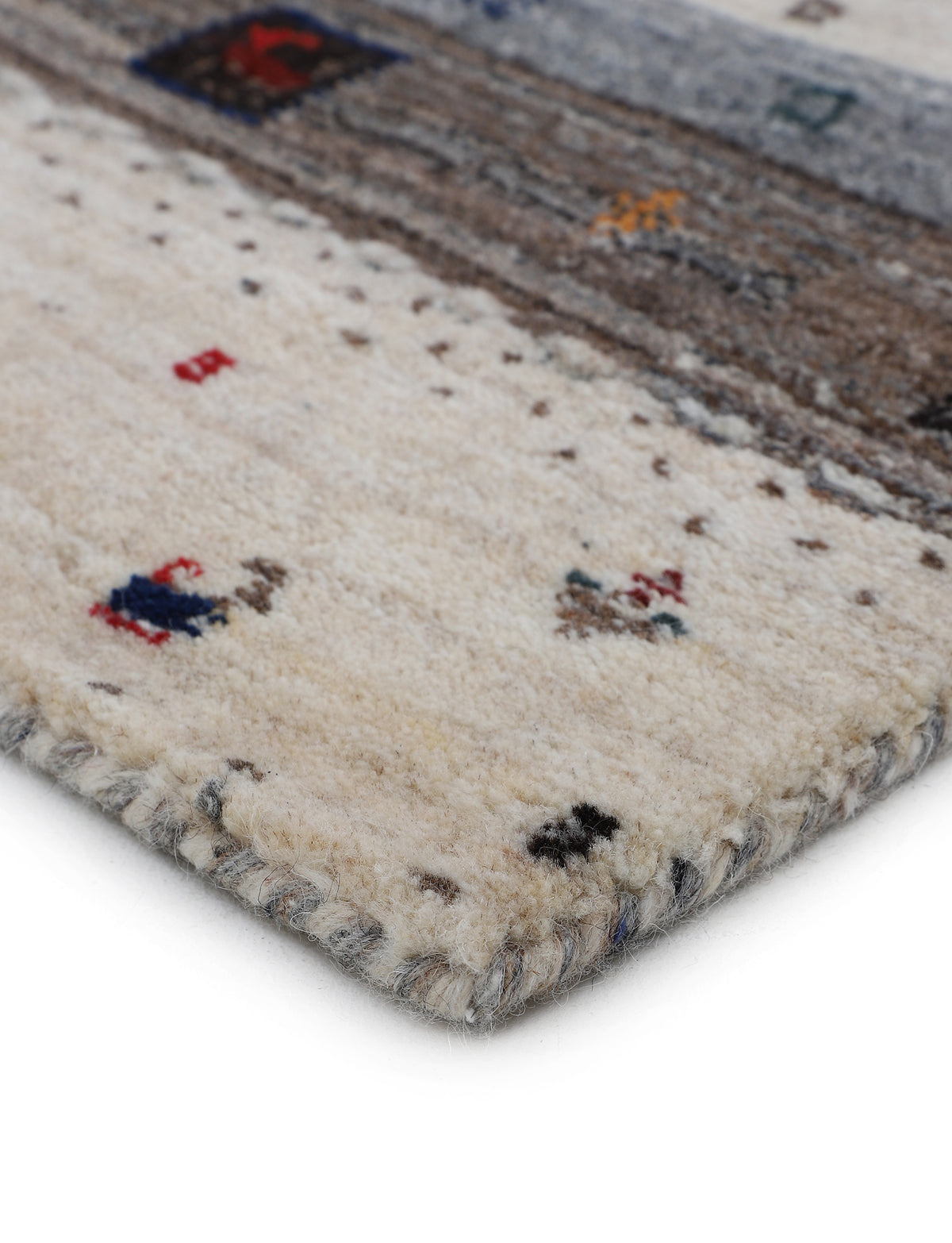 Wollteppich Gabbeh Vida Läufer Multicolor