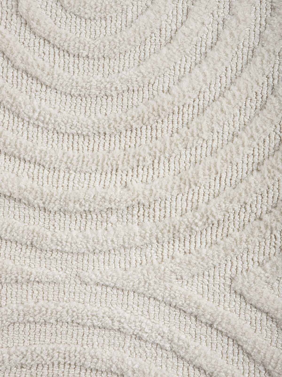 Teppich Holly Rund Creme