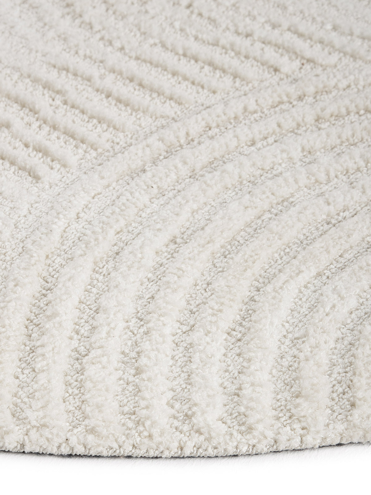 Teppich Holly Zen Rund Creme
