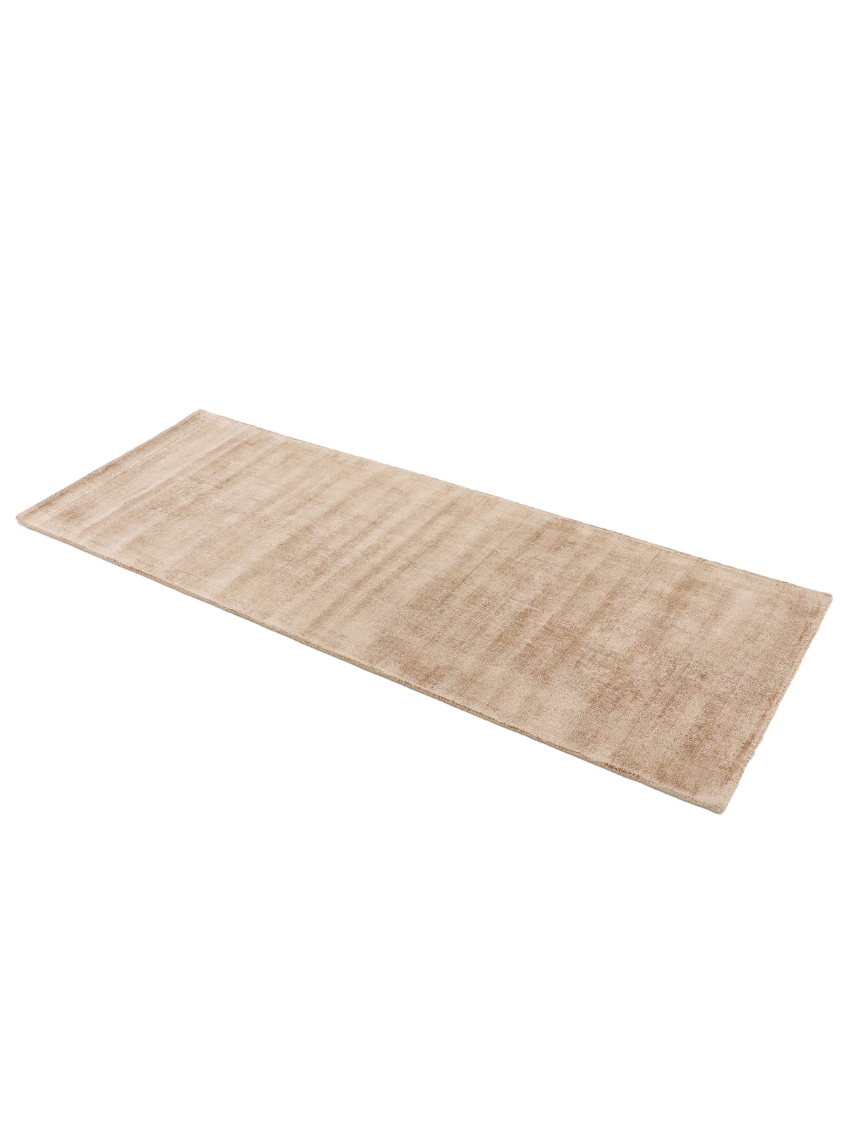 Viskoseteppich Ava Läufer Beige in beige aus viskose