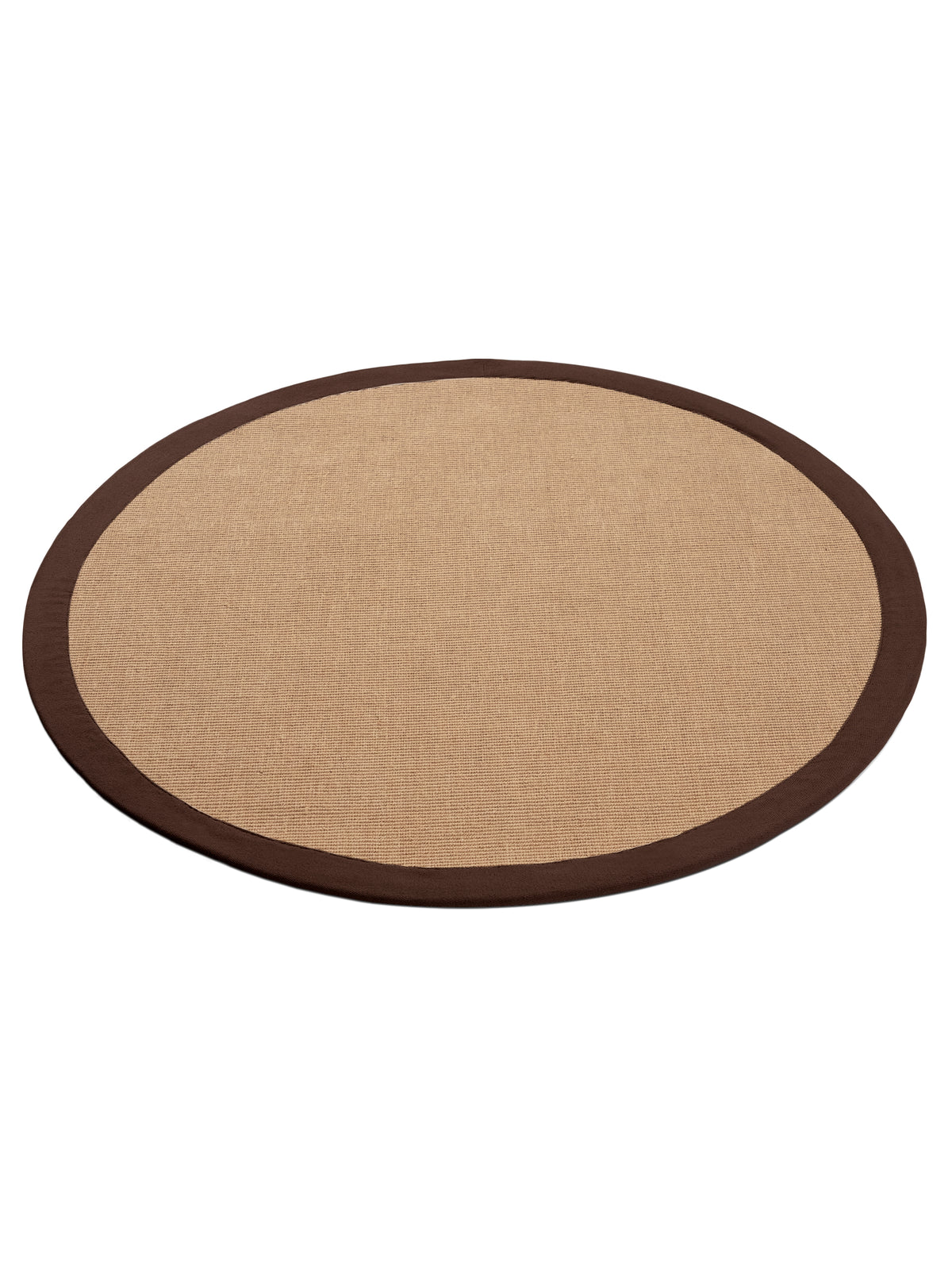 Sisalteppich Rund Braun aus Sisal/Jute