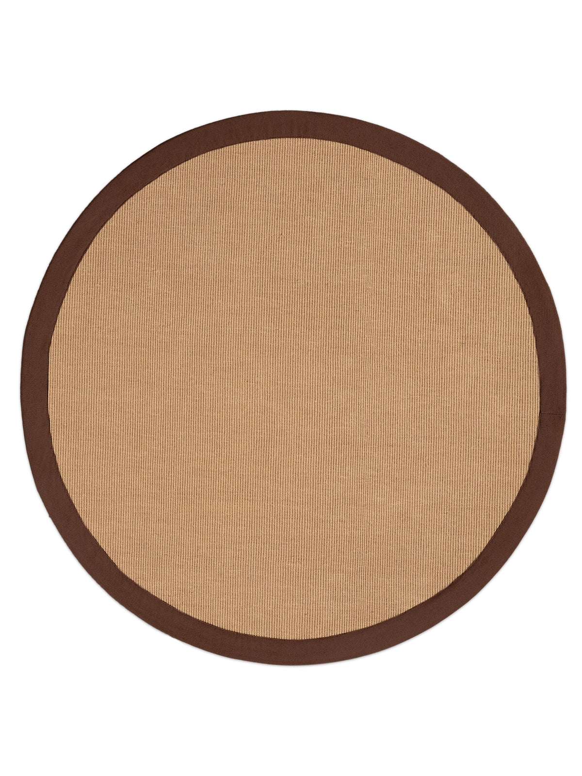 Sisalteppich Rund Braun aus Sisal/Jute