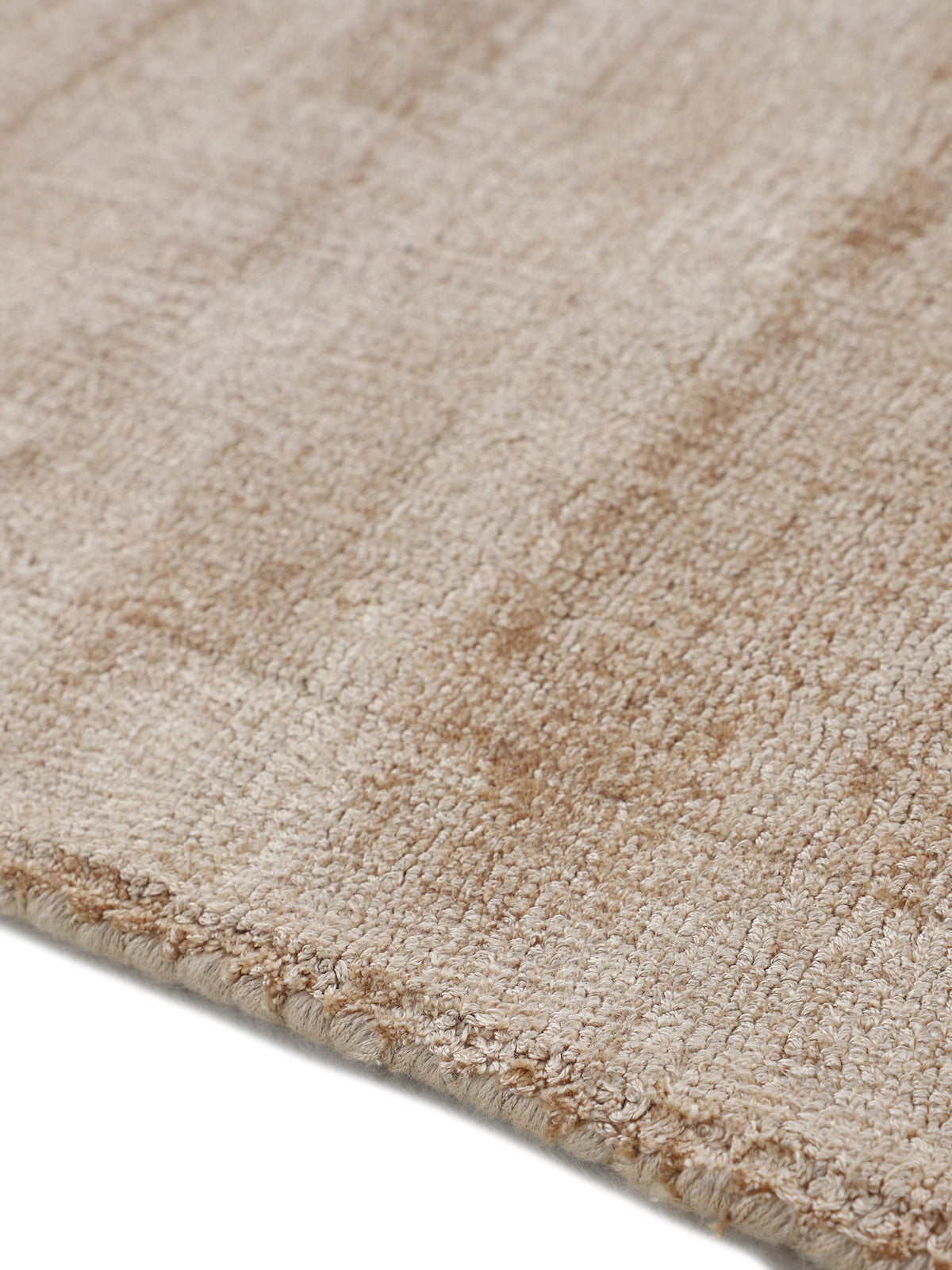 Viskoseteppich Ava Beige in beige aus viskose