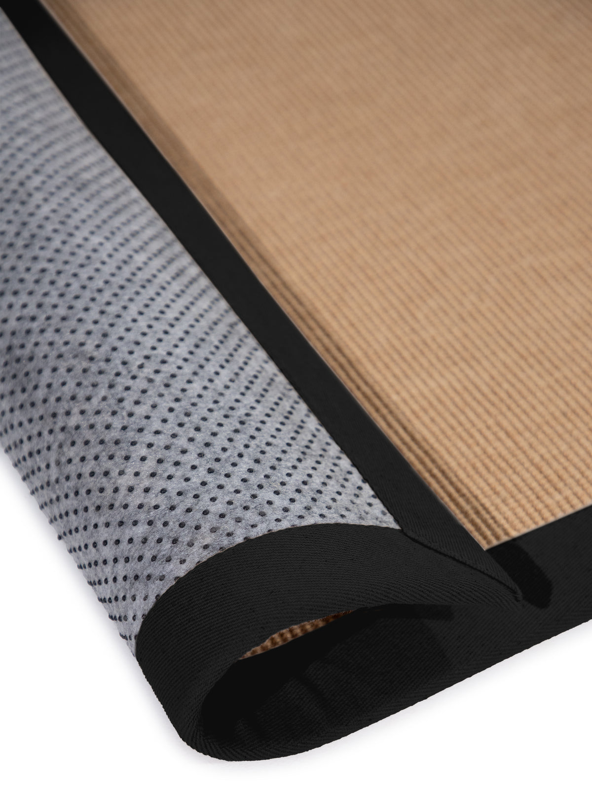 Sisalteppich Schwarz aus Sisal/Jute