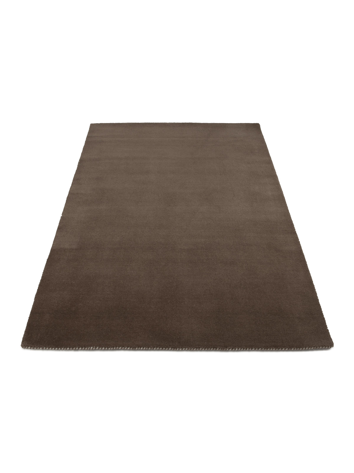 Wollteppich Gabbeh Lola Taupe aus Wolle