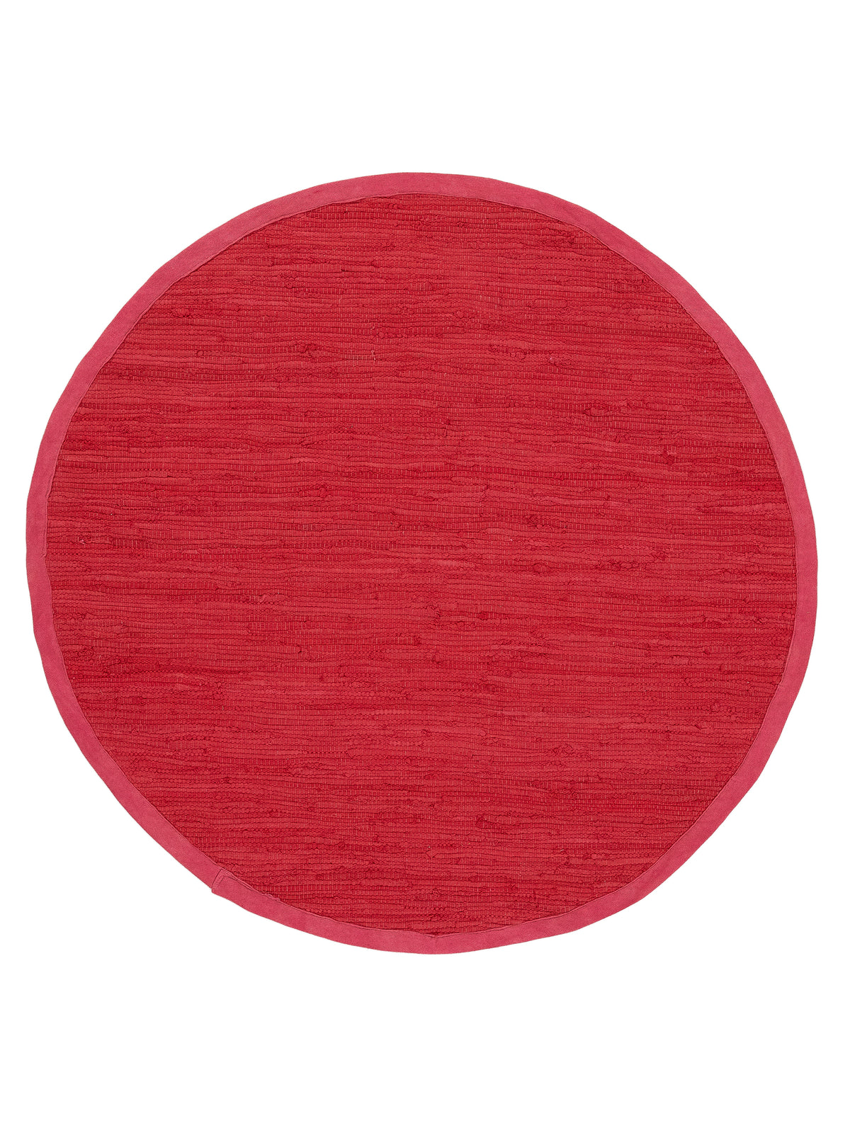 Kelim Chindi Uni Rund in rot
