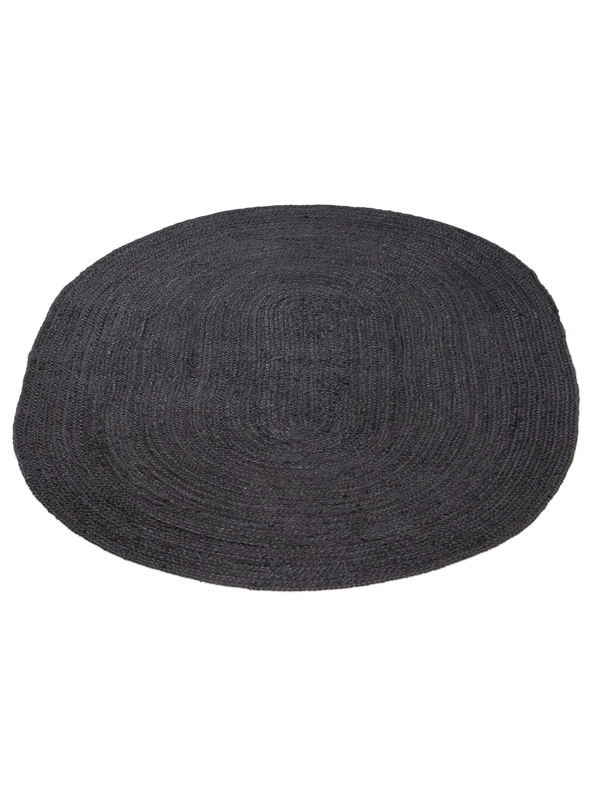 Juteteppich Nele Oval Anthrazit in anthrazit aus sisal/jute