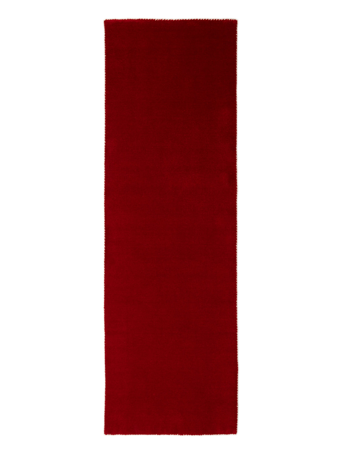 Wollteppich Gabbeh Lola Läufer Rot aus Wolle